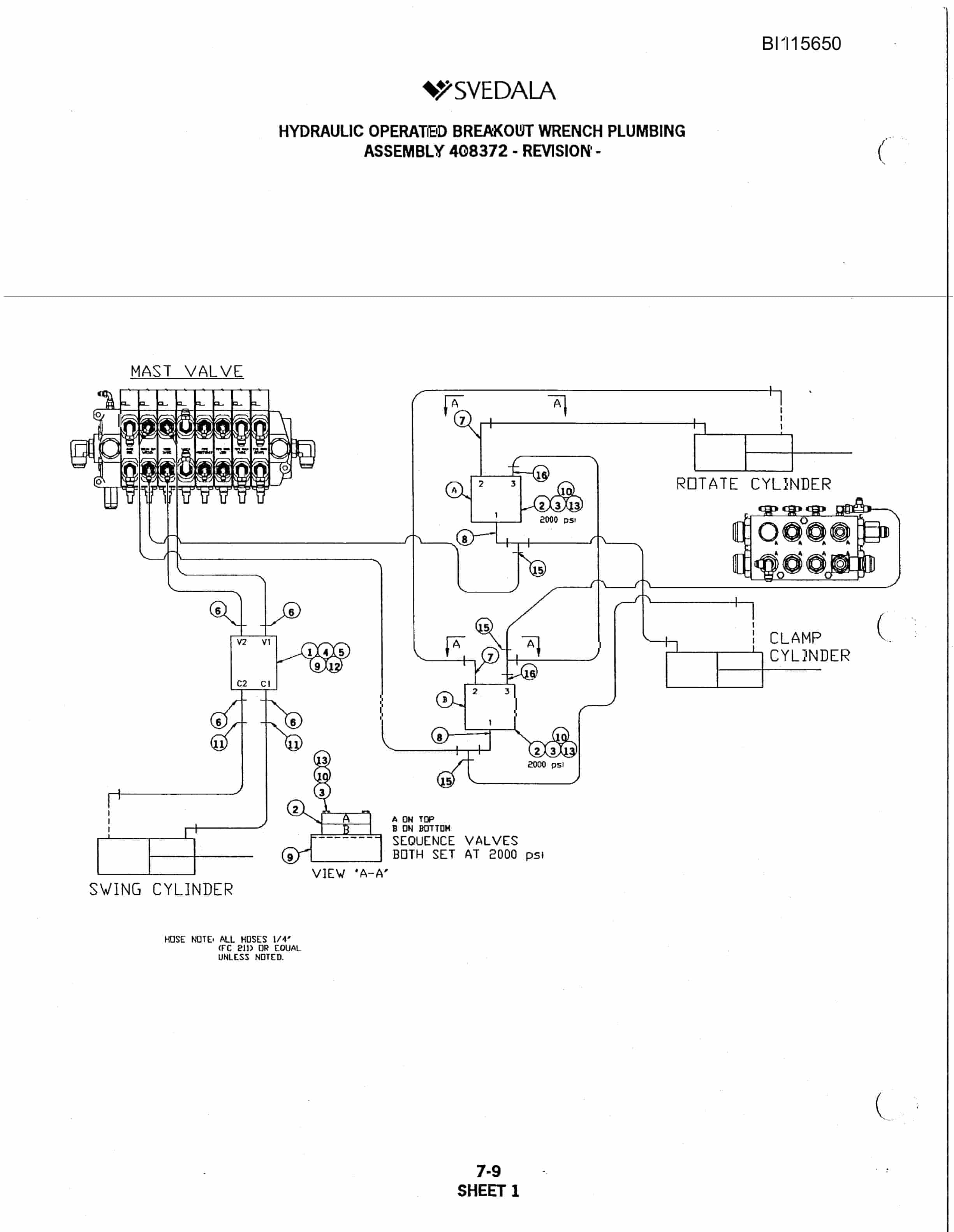 Bucyrus SKT Infinity Blasthole Drill Parts Catalog BI115650-4