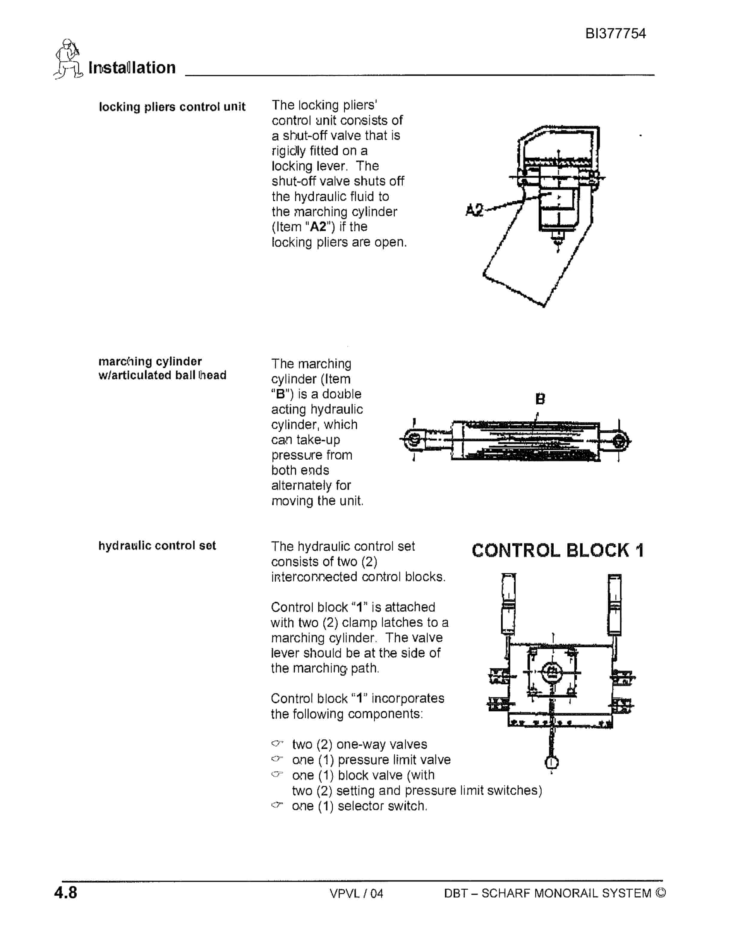 Bucyrus Skyline Mine Parts Catalog BI377754-2