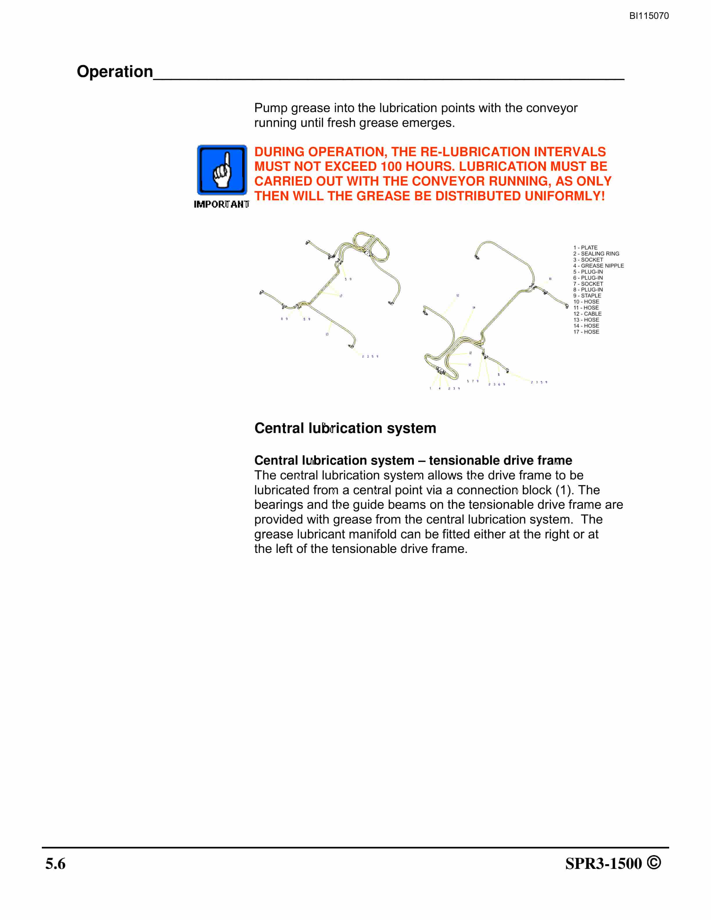Bucyrus SPR3-1500 Technical Manual BI115070-3