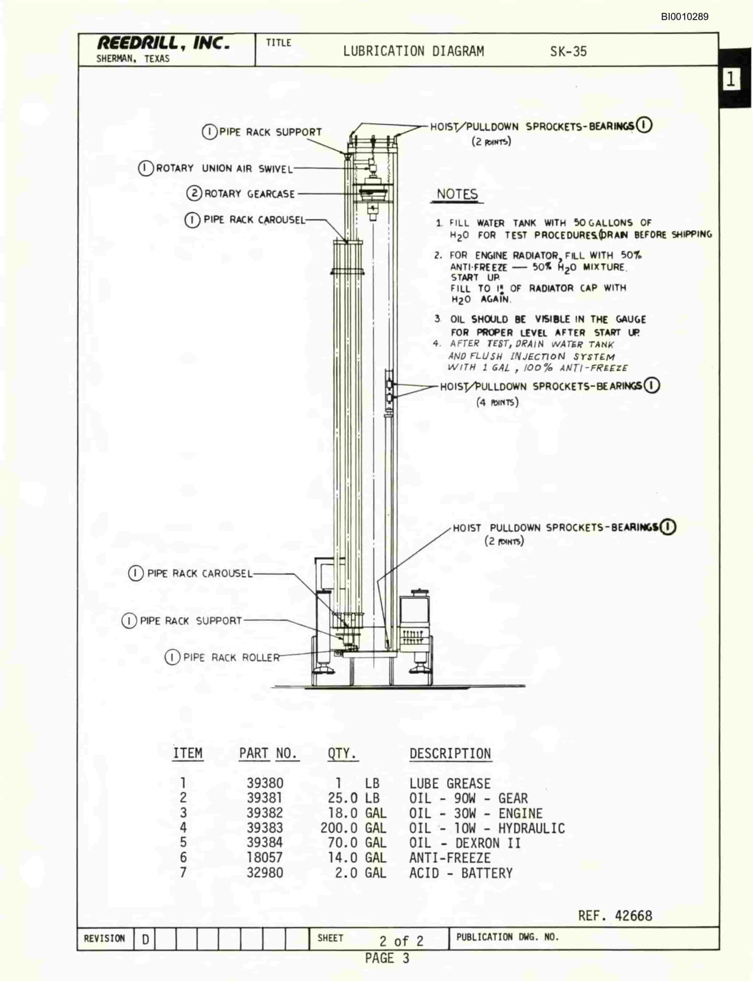 Bucyrus Stonekiller 40 Parts Catalog BI010289-2