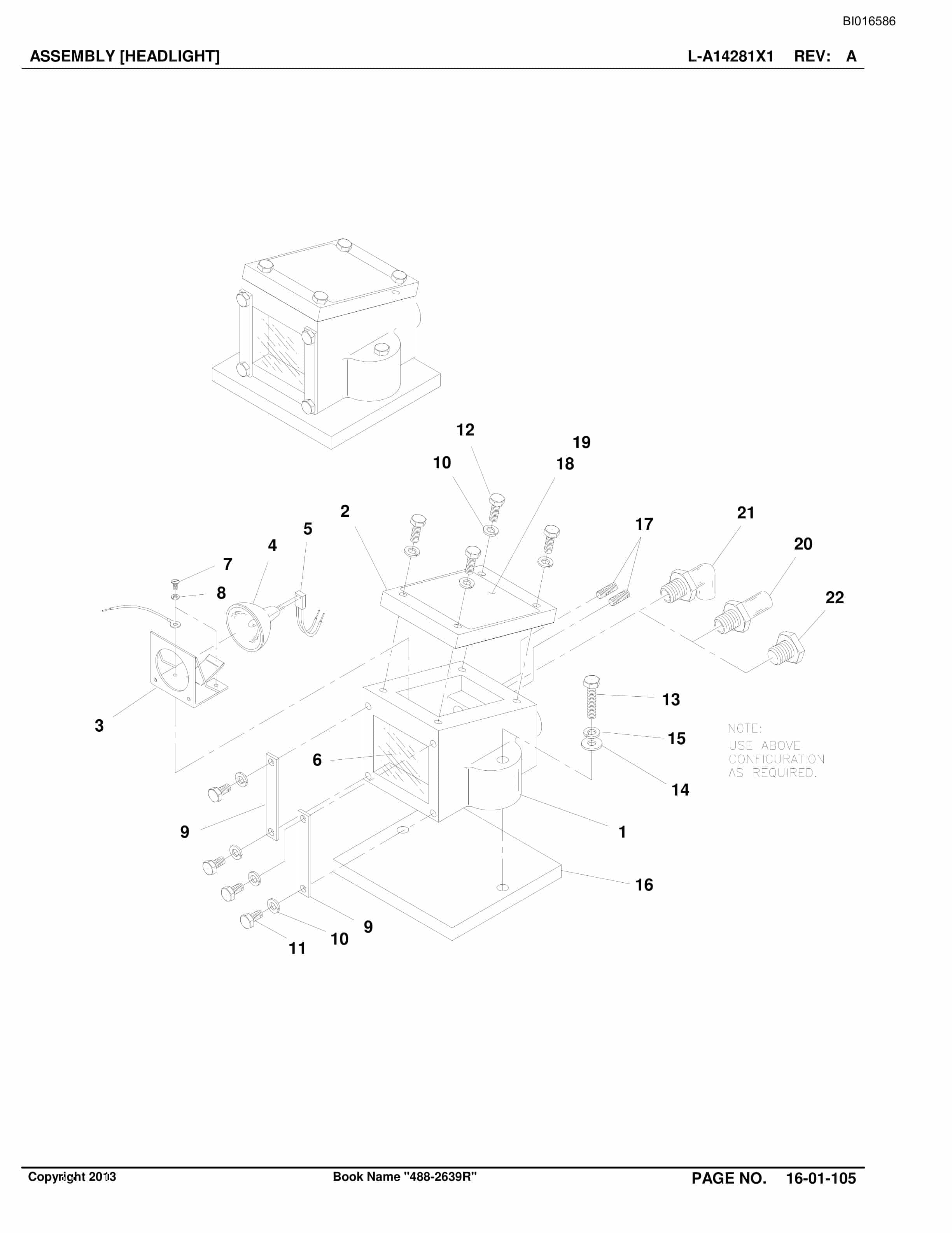 Bucyrus SU488 DN Scoop Parts Catalog BI016586-3