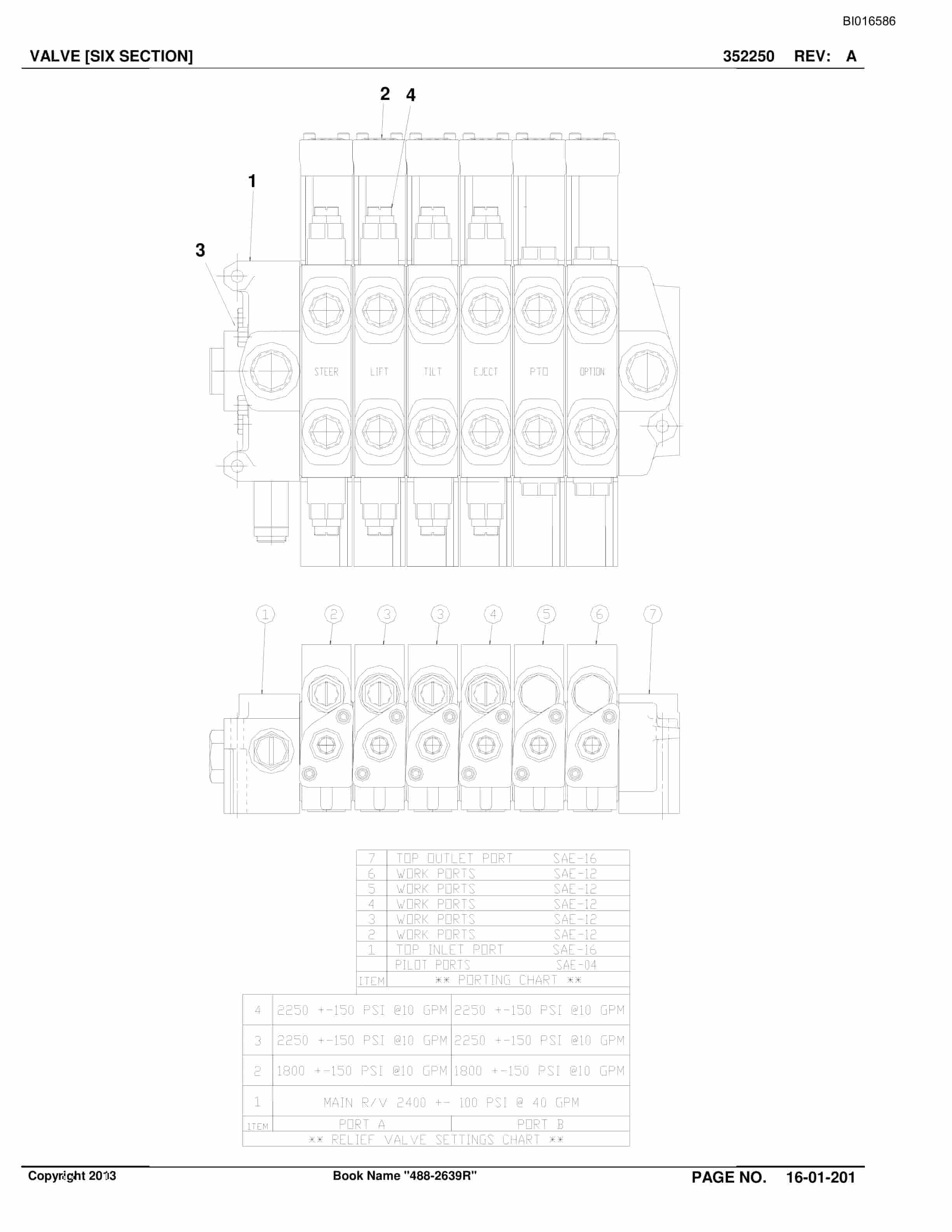 Bucyrus SU488 DN Scoop Parts Catalog BI016586-4