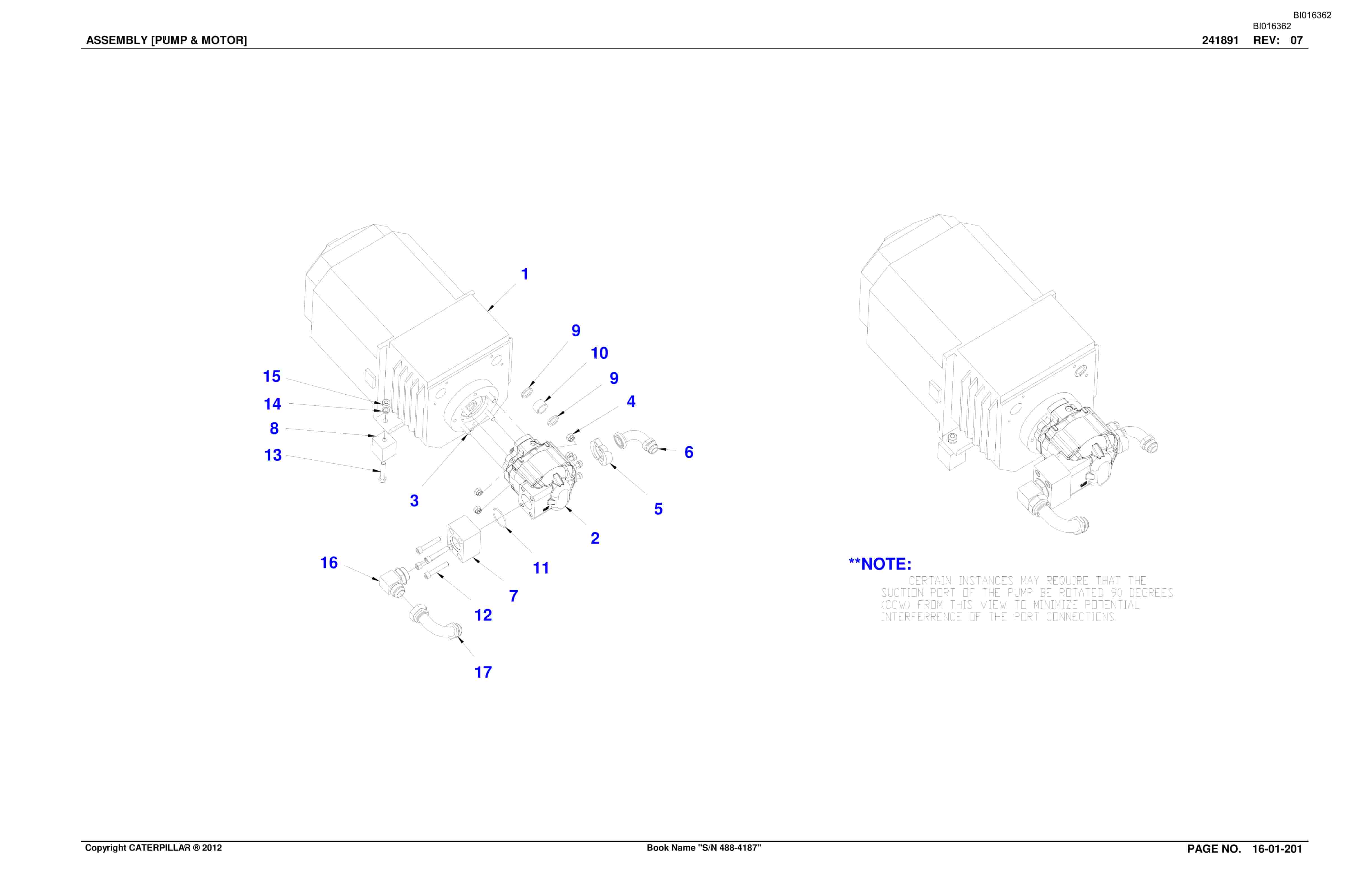Bucyrus SU488 L Scoop Parts Catalog BI016362-4