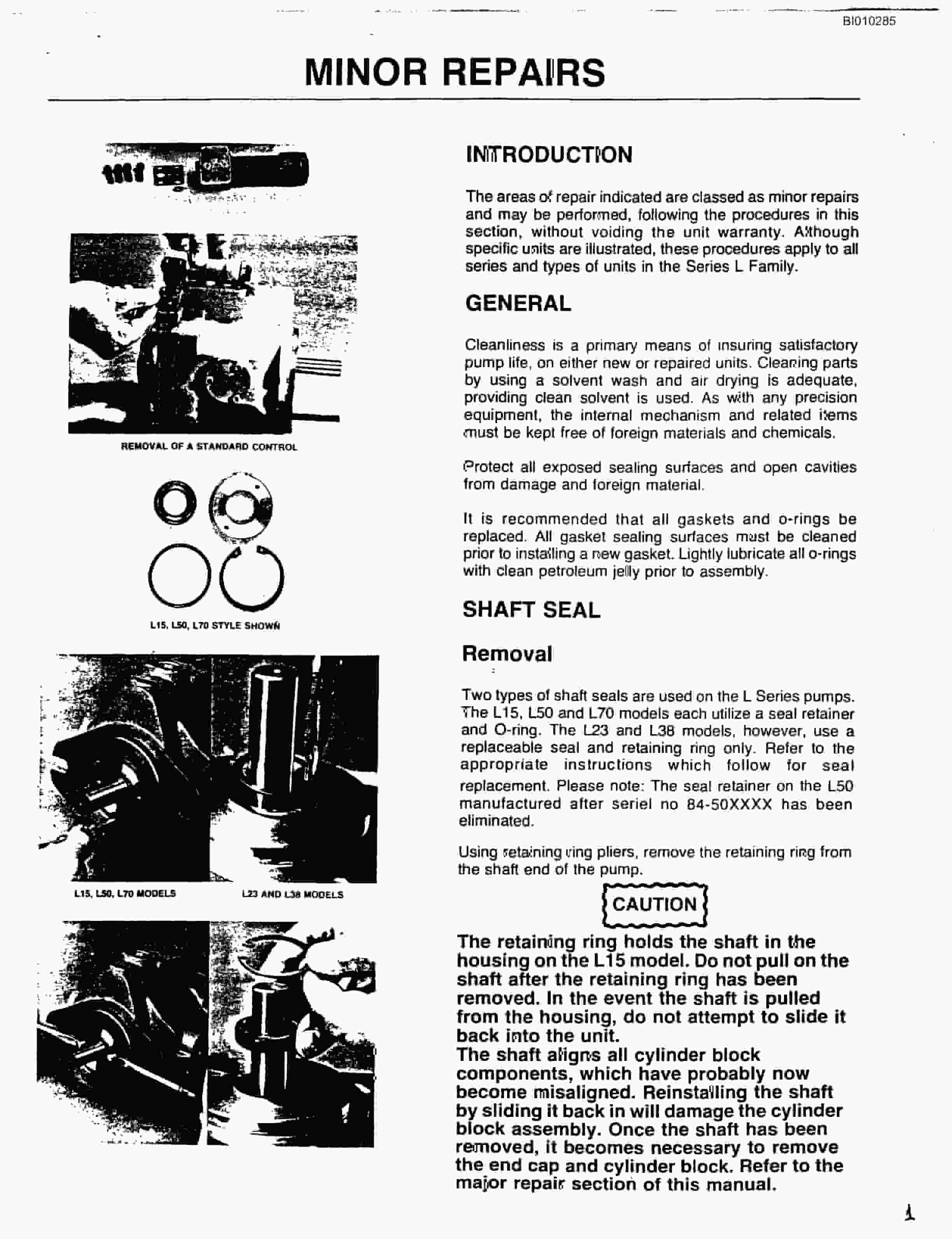 Bucyrus SUB 5 Technical Manual BI010285-2