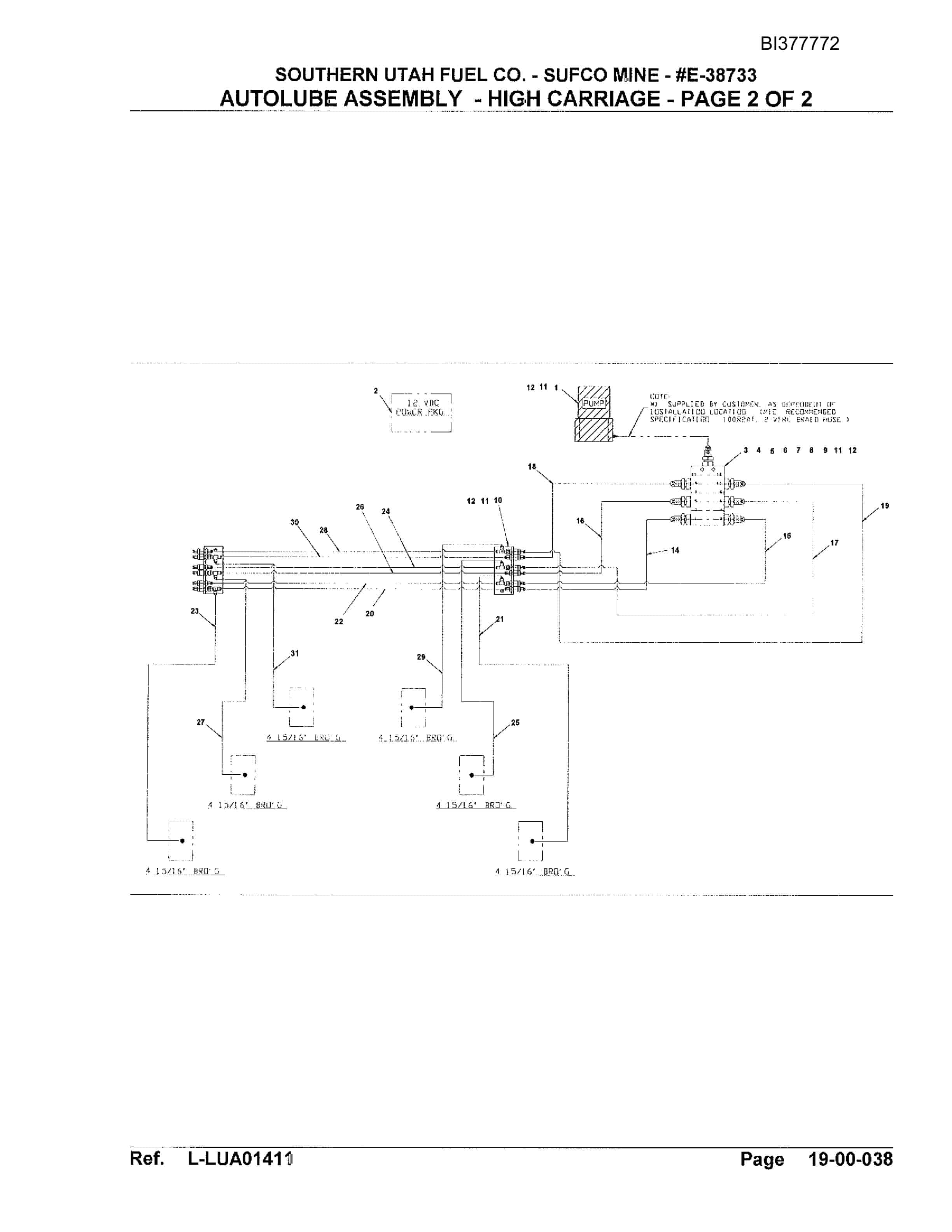 Bucyrus Sufco Mine Parts Catalog BI377772-5