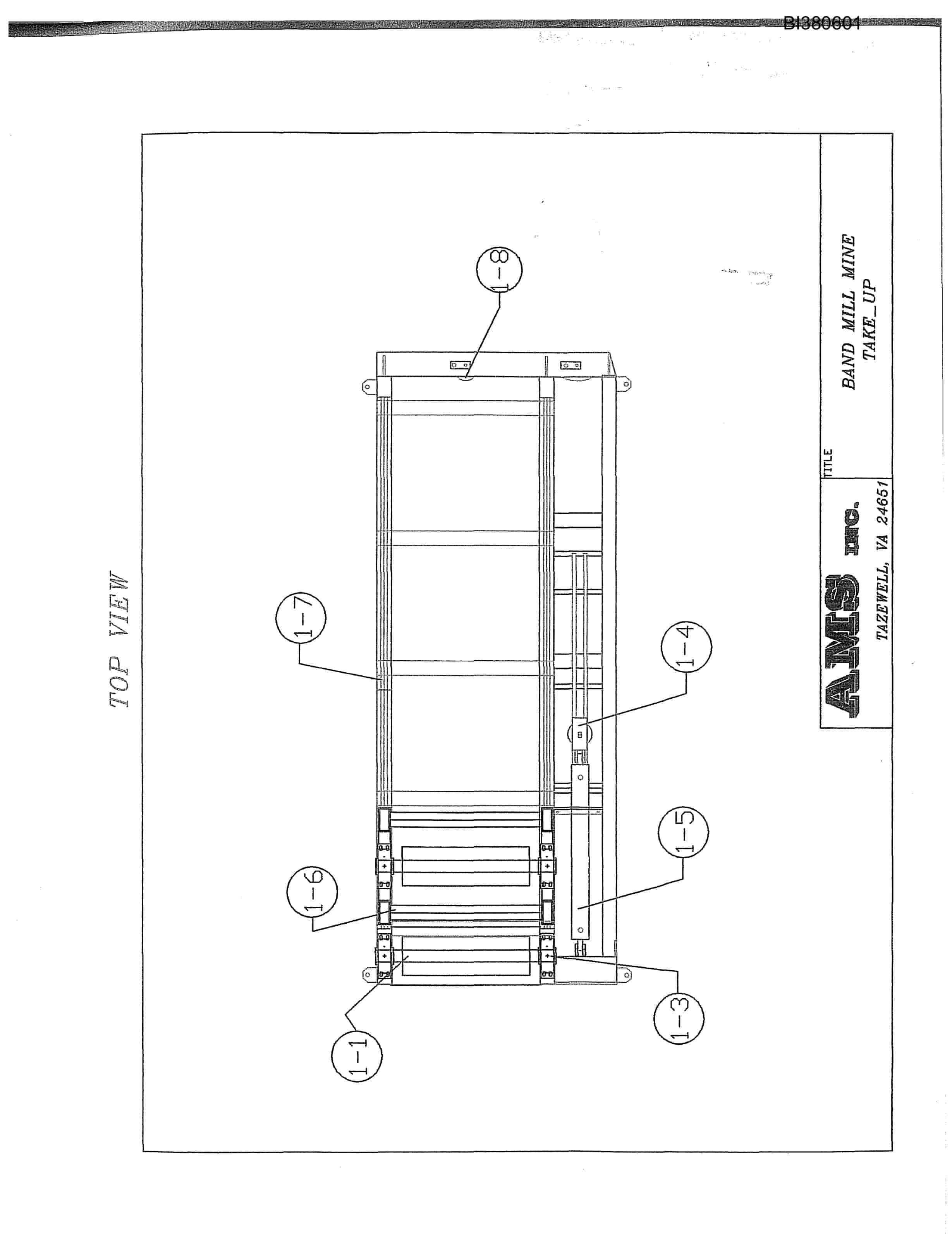 Bucyrus Take-Up Parts Catalog BI380601-3