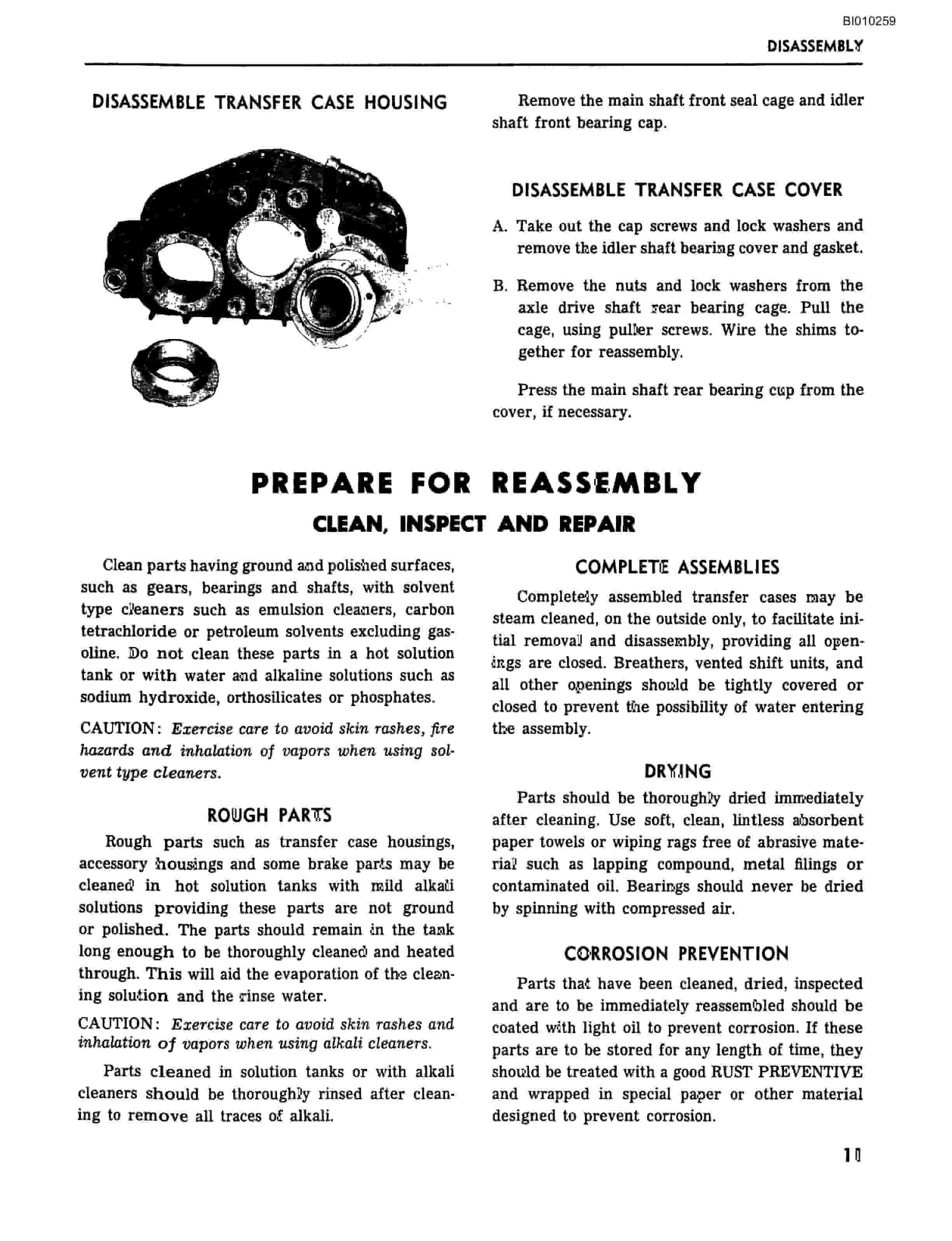 Bucyrus Universal III Drill Carrier Parts Catalog BI010259-3