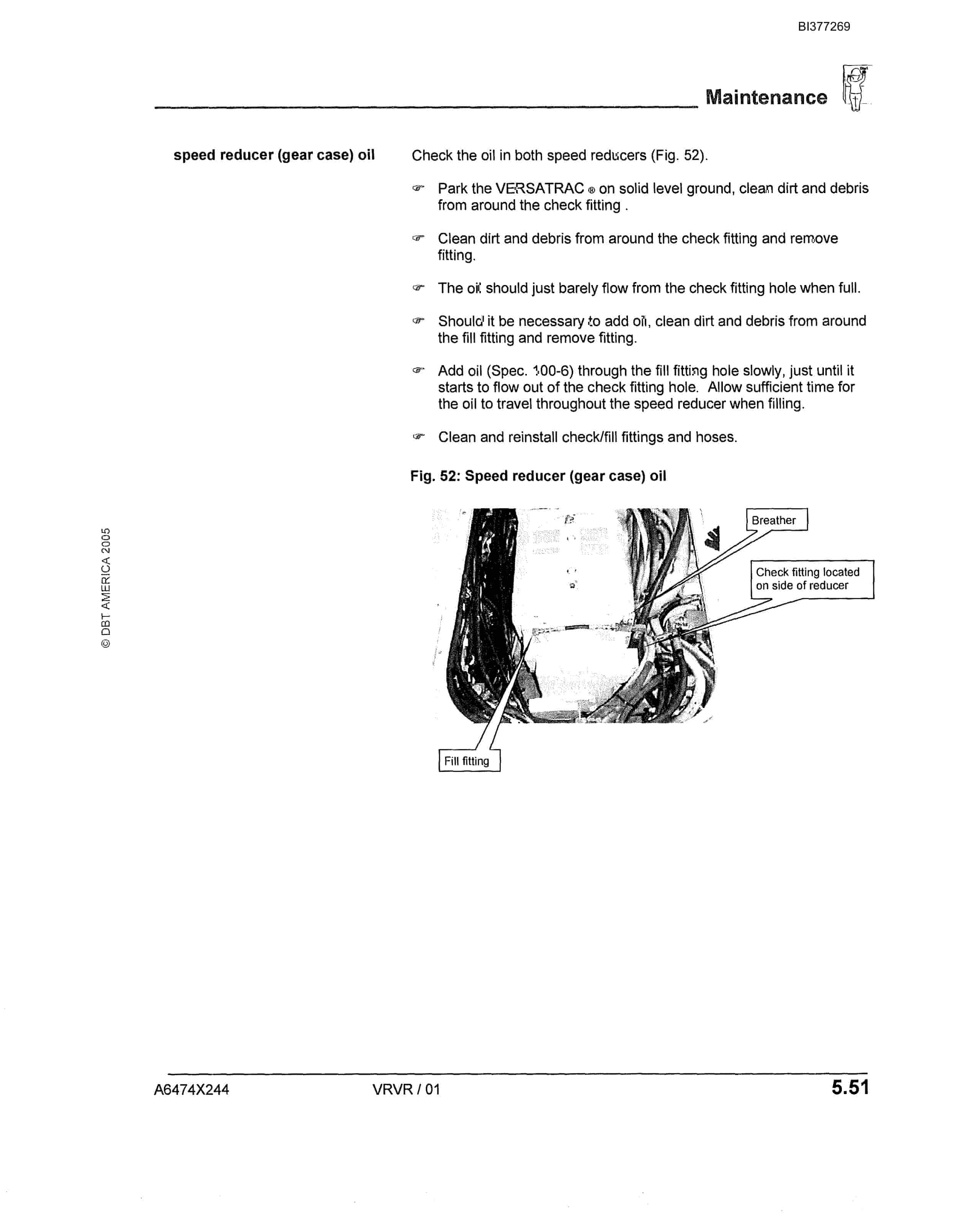 Bucyrus VT650 Versatrac Technical Manual BI377269-3