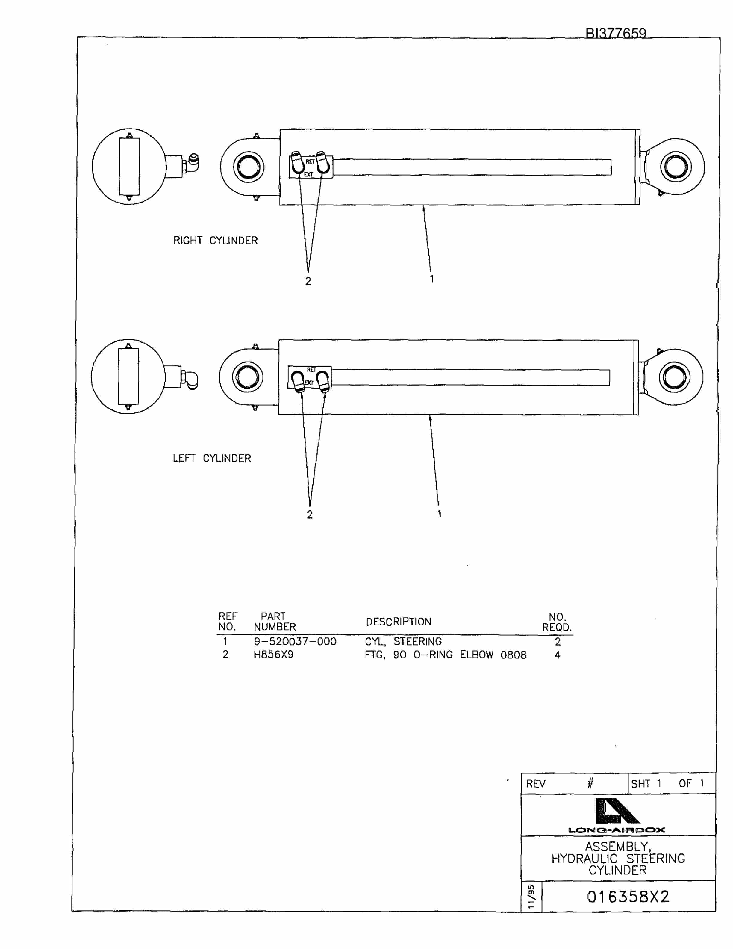 Bucyrus VTA630 Parts Catalog BI377659-5
