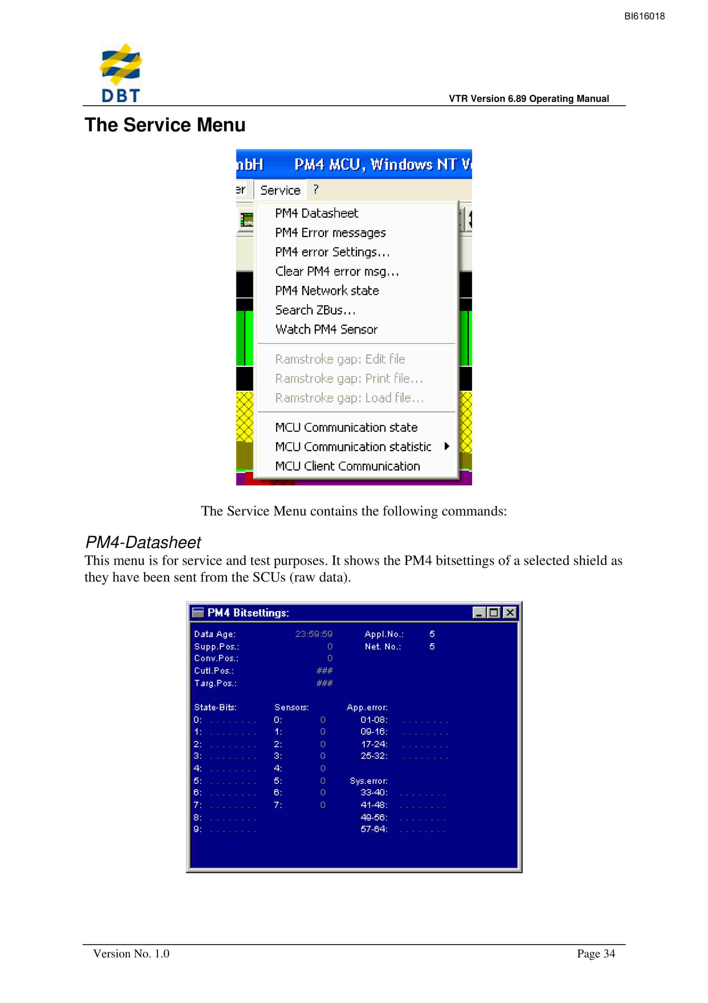 Bucyrus VTR32 Software Technical Manual BI616018-5