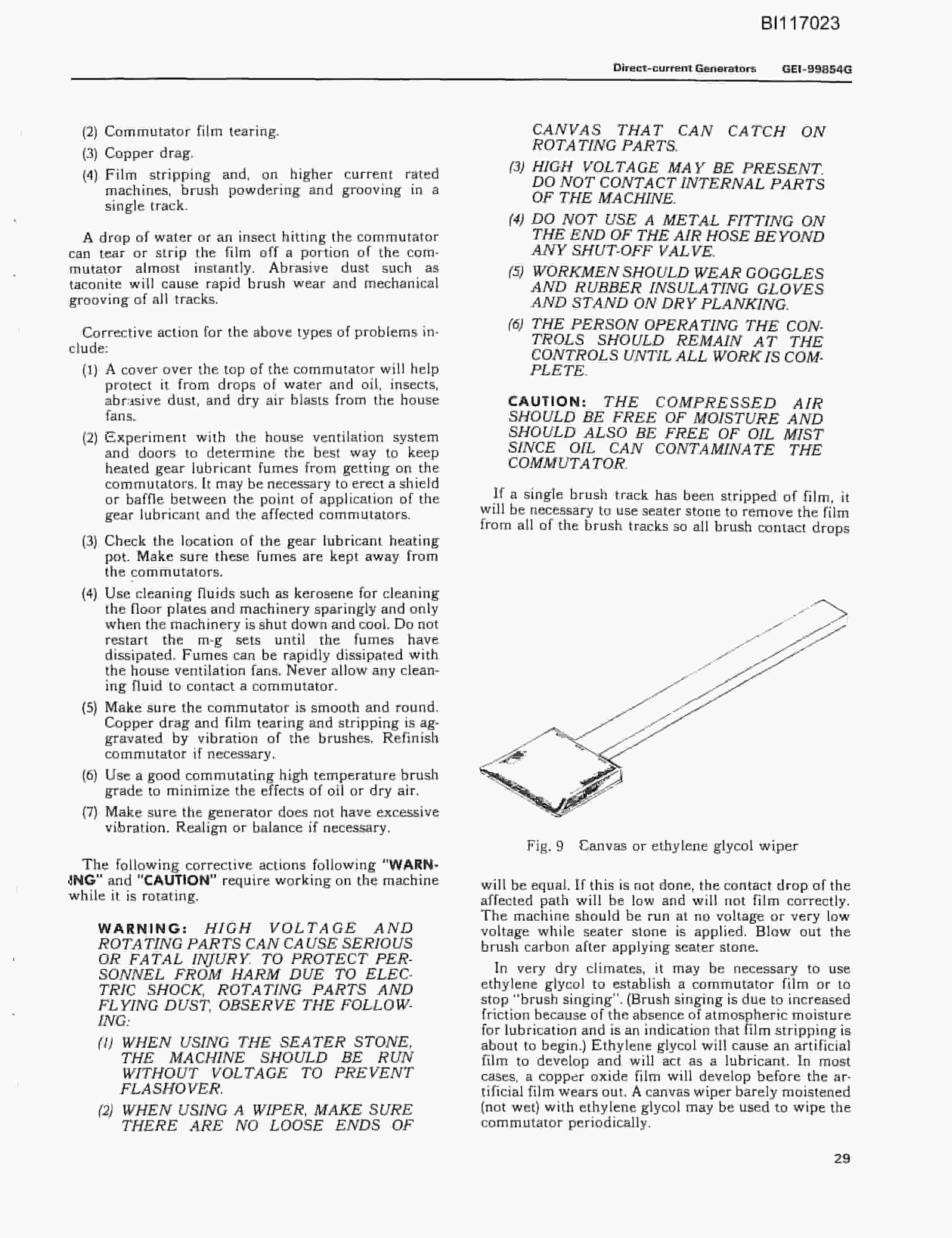 Bucyrus W2000 Dragline Parts Catalog BI117023-5