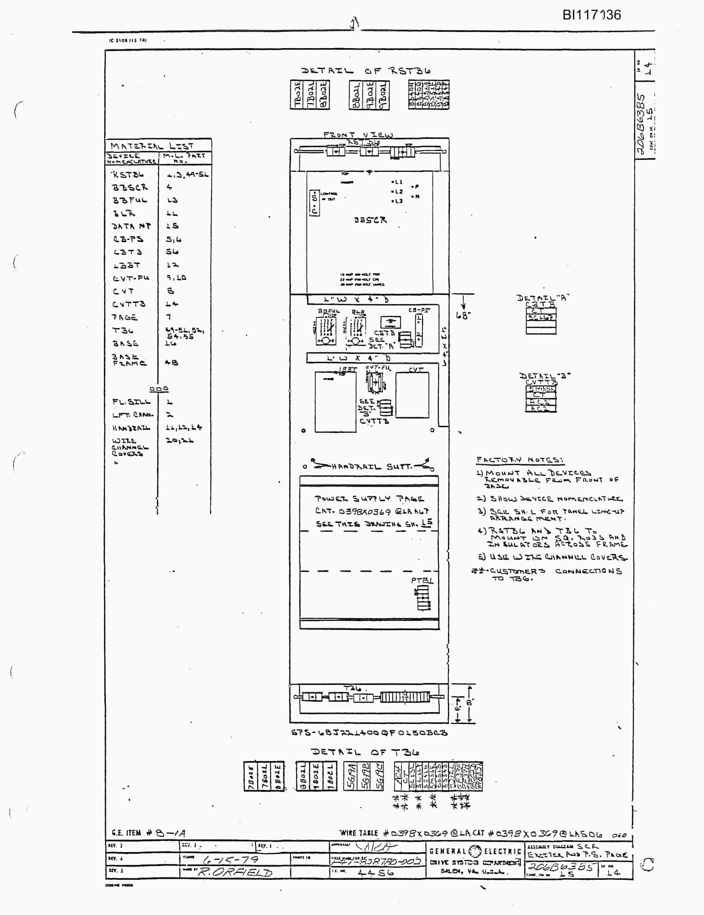 Bucyrus W2000 Dragline Parts Catalog BI117136-5