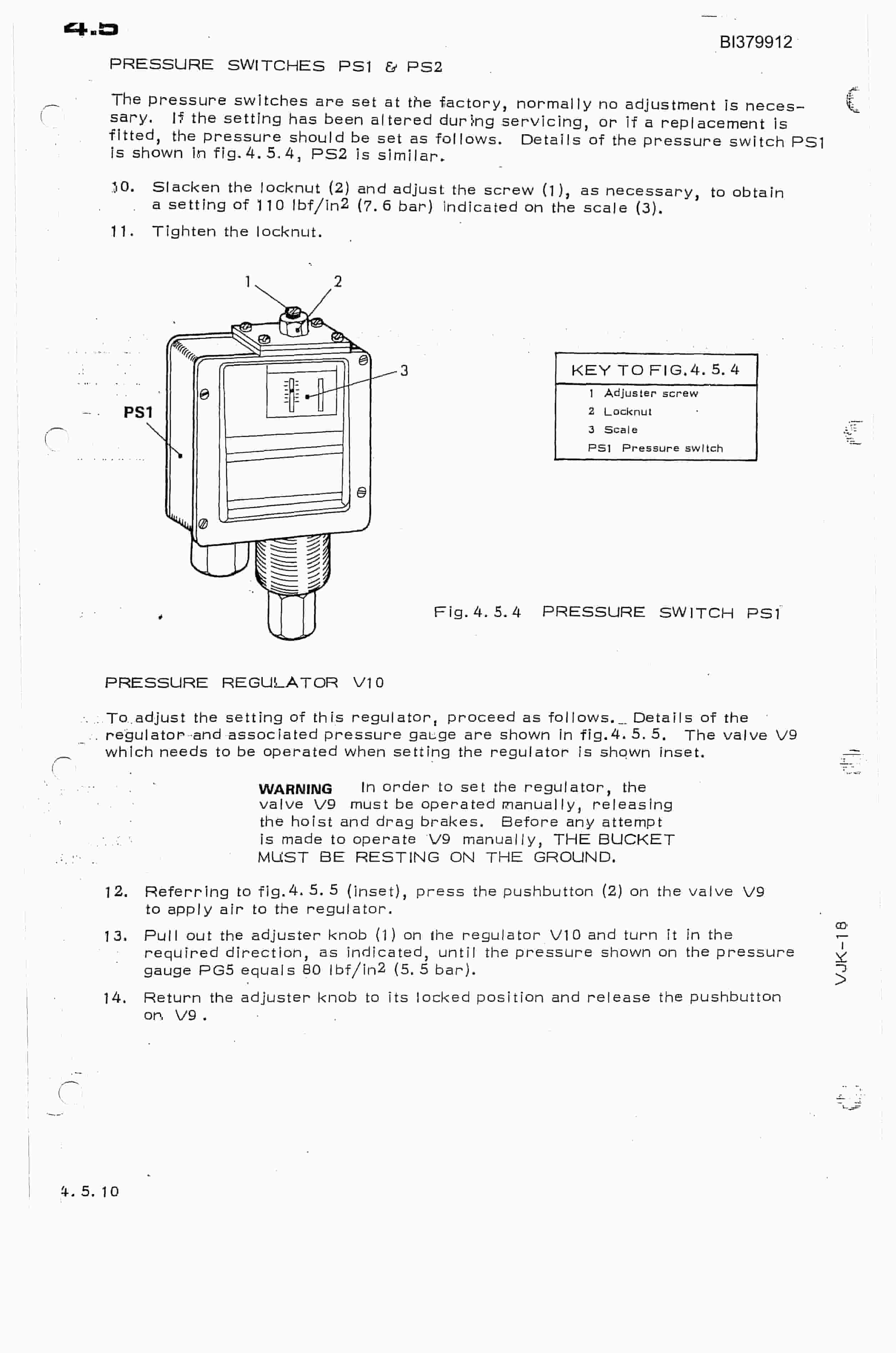 Bucyrus W9207 Walking Dragline Operator And Maintenance Manual BI379912-4
