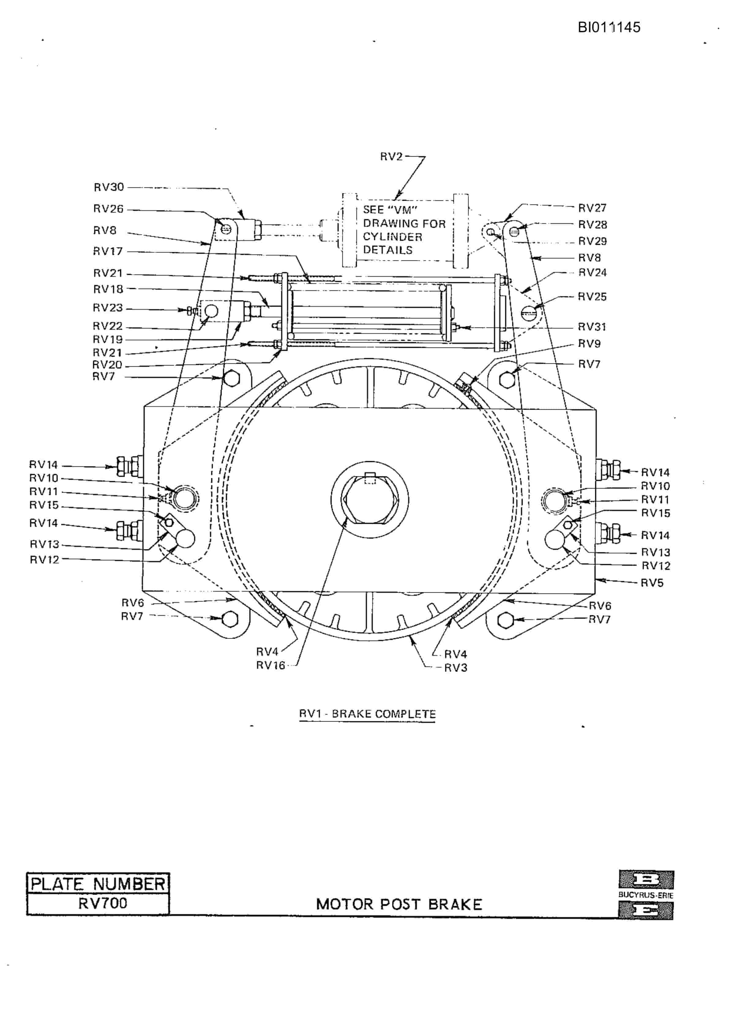 Caterpillar 1300-W Parts Manual BI011145-2