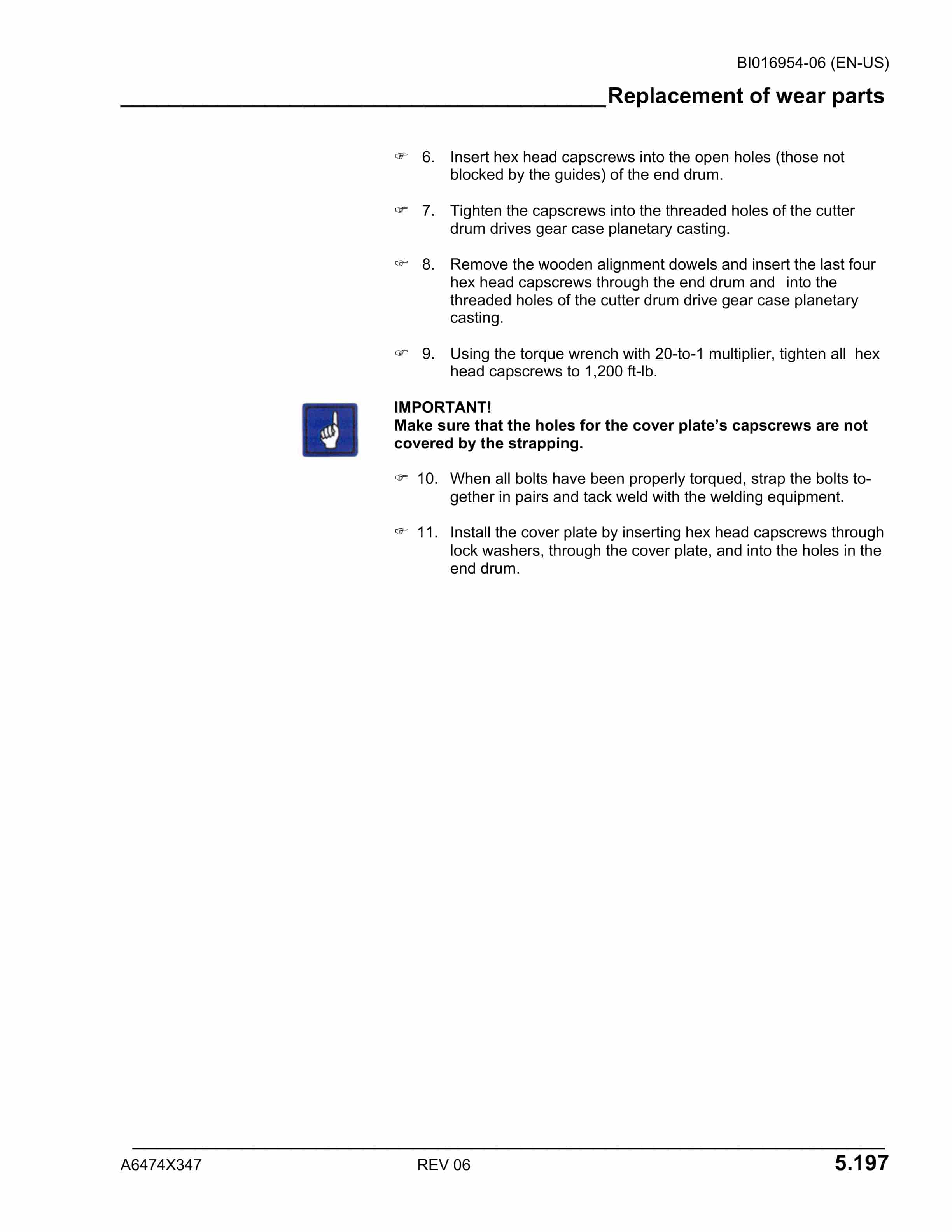 Caterpillar 25M3 (CM240) Continuous Miner Operation And Maintenance Manual BI016954-06-3