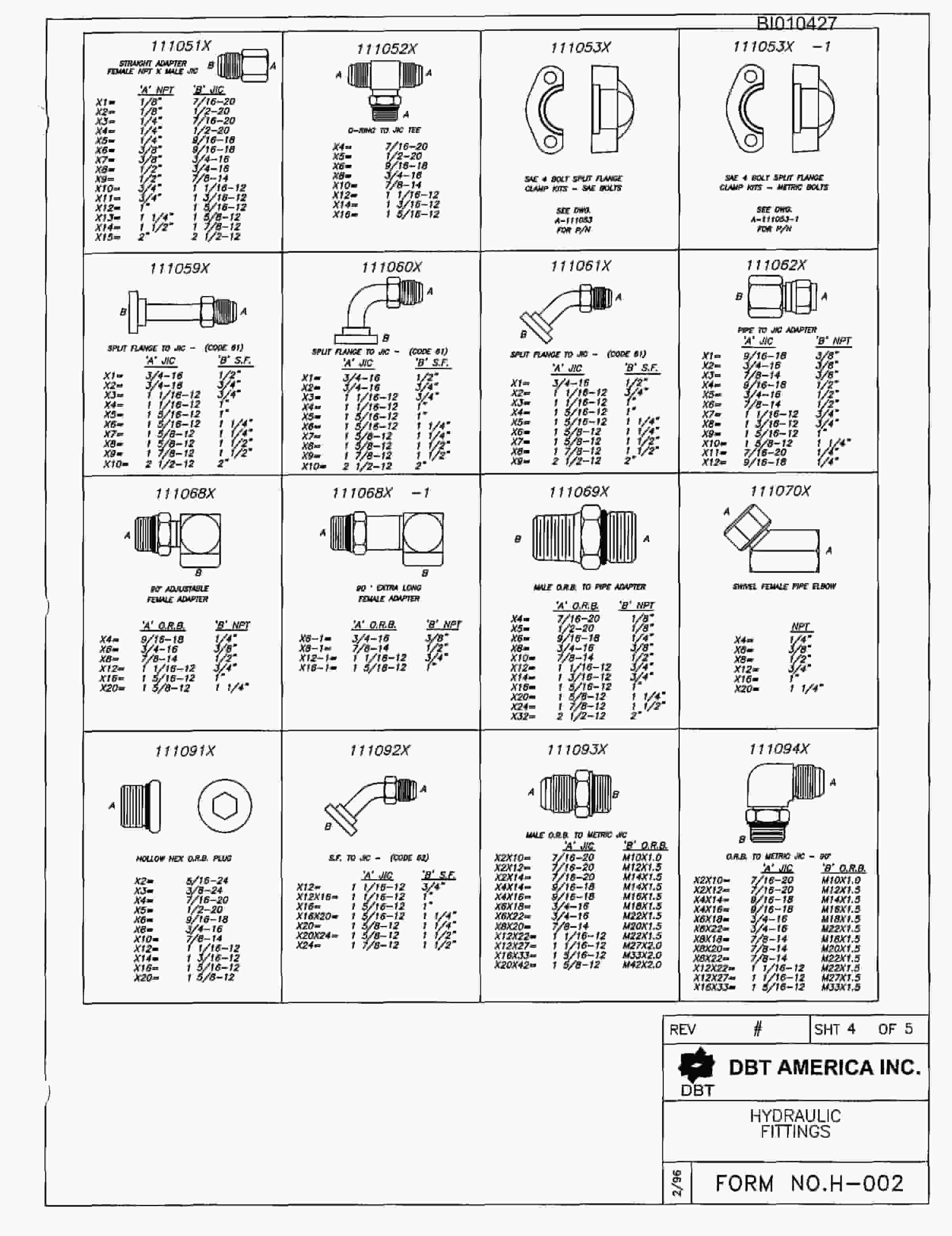 Caterpillar 488-6LA Parts Manual BI010427-5