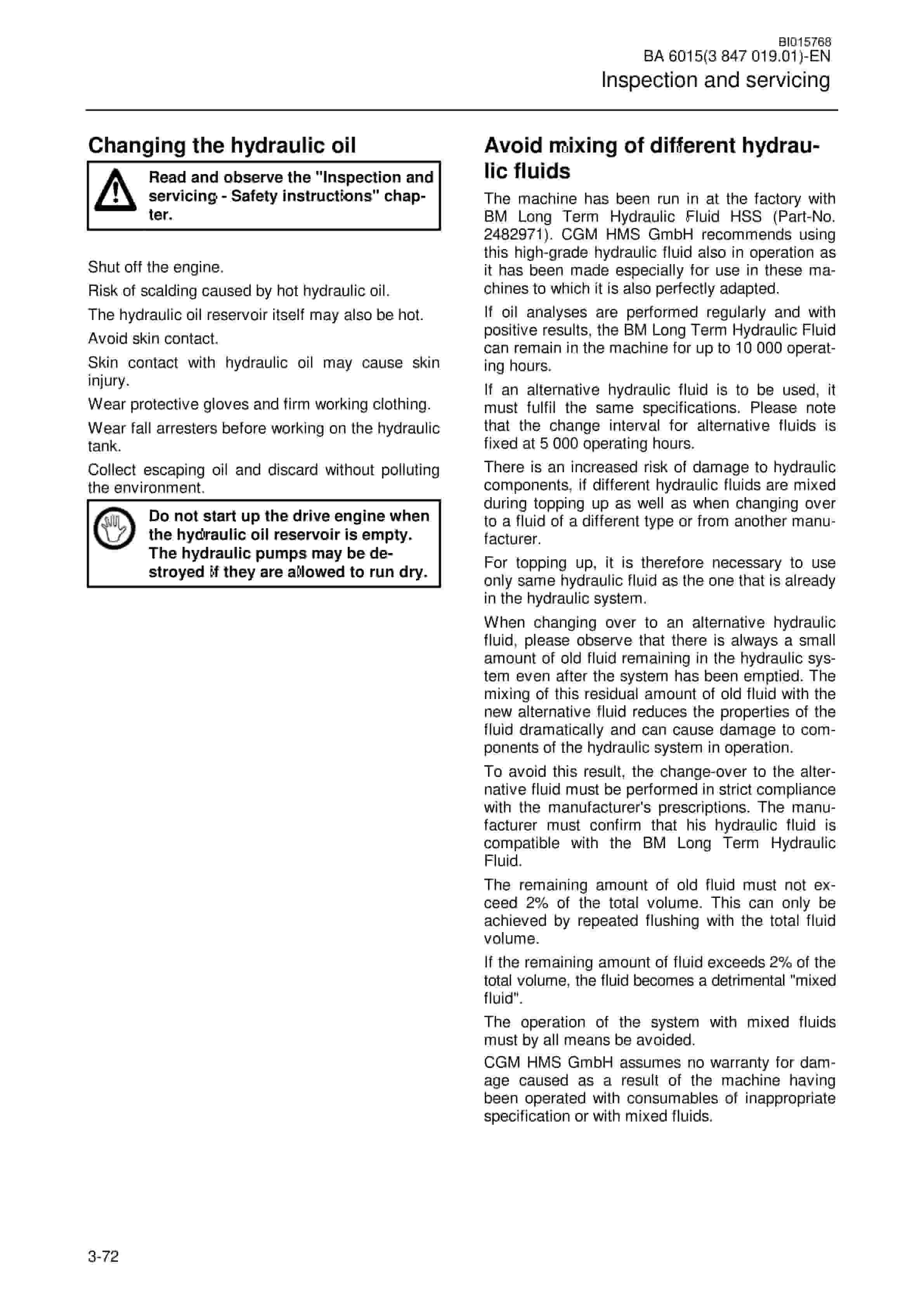 Caterpillar 6015, 6015FS Hydraulic Shovel Operation And Maintenance Manual BI015768-3