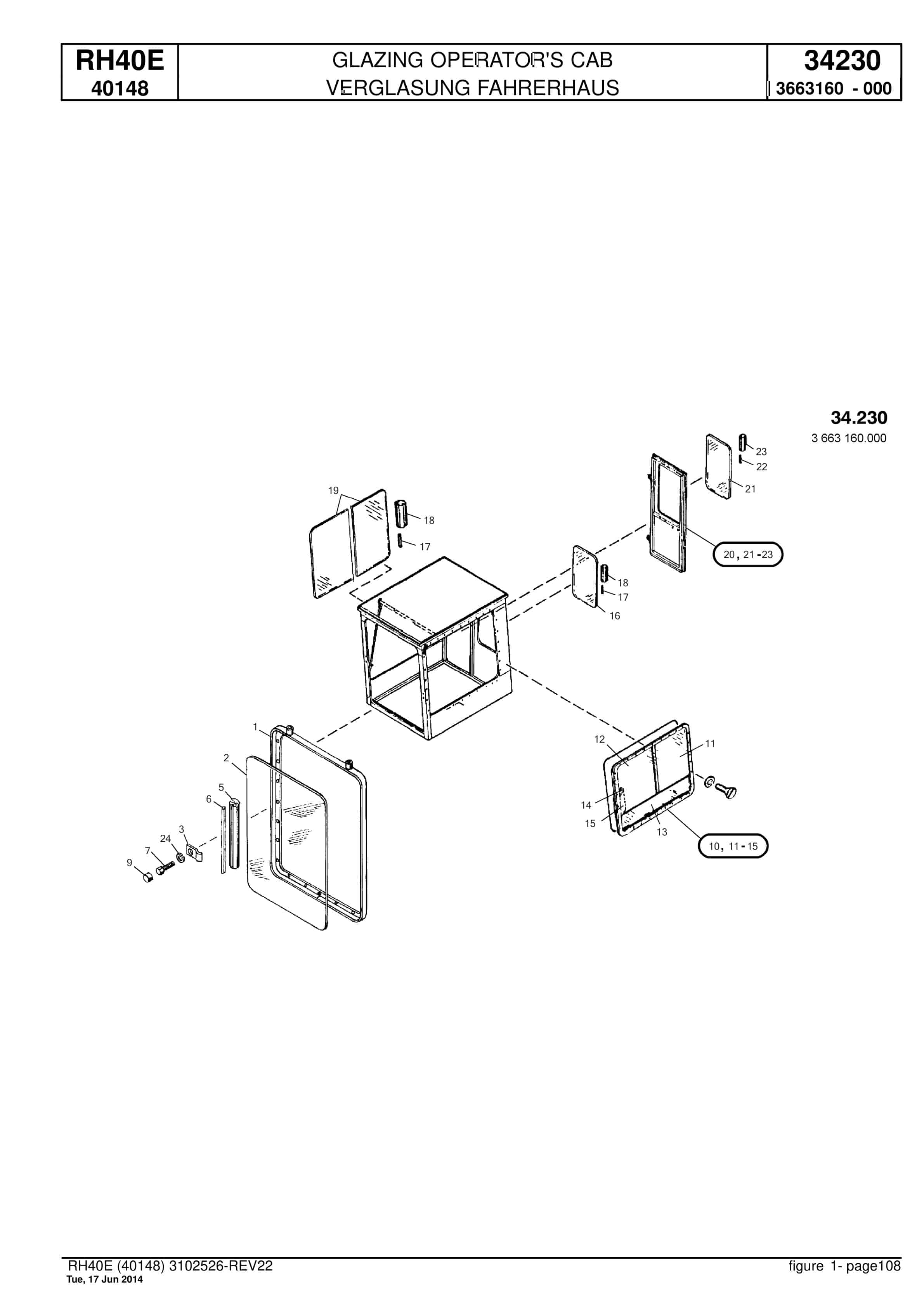 Caterpillar 6015 FS Hydraulic Shovel Spare Parts Manual BI015783-3