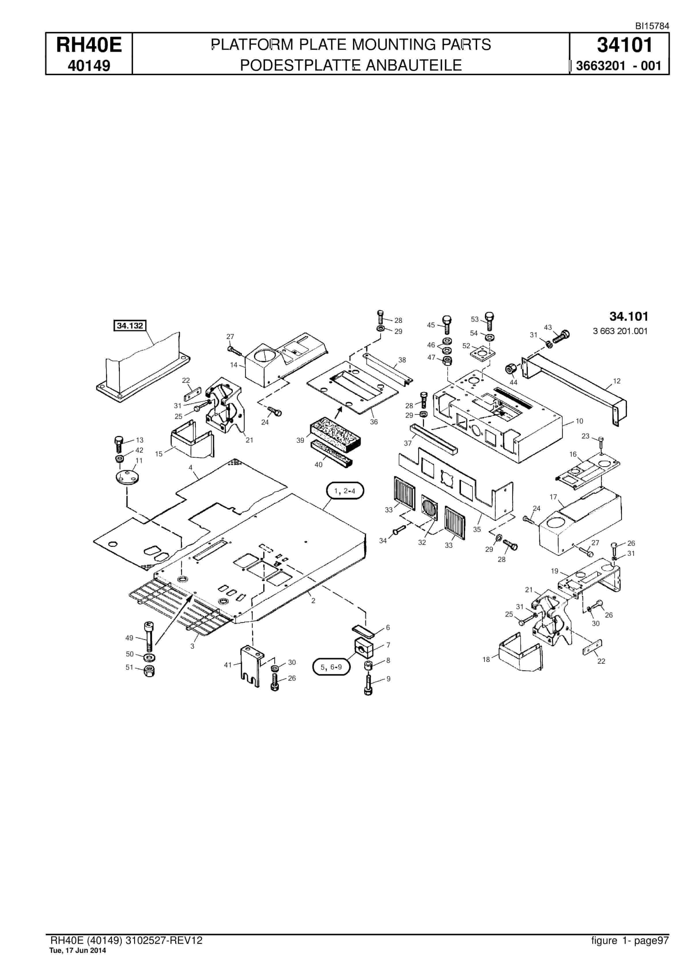 Caterpillar 6015 FS Hydraulic Shovel Spare Parts Manual BI015784-3