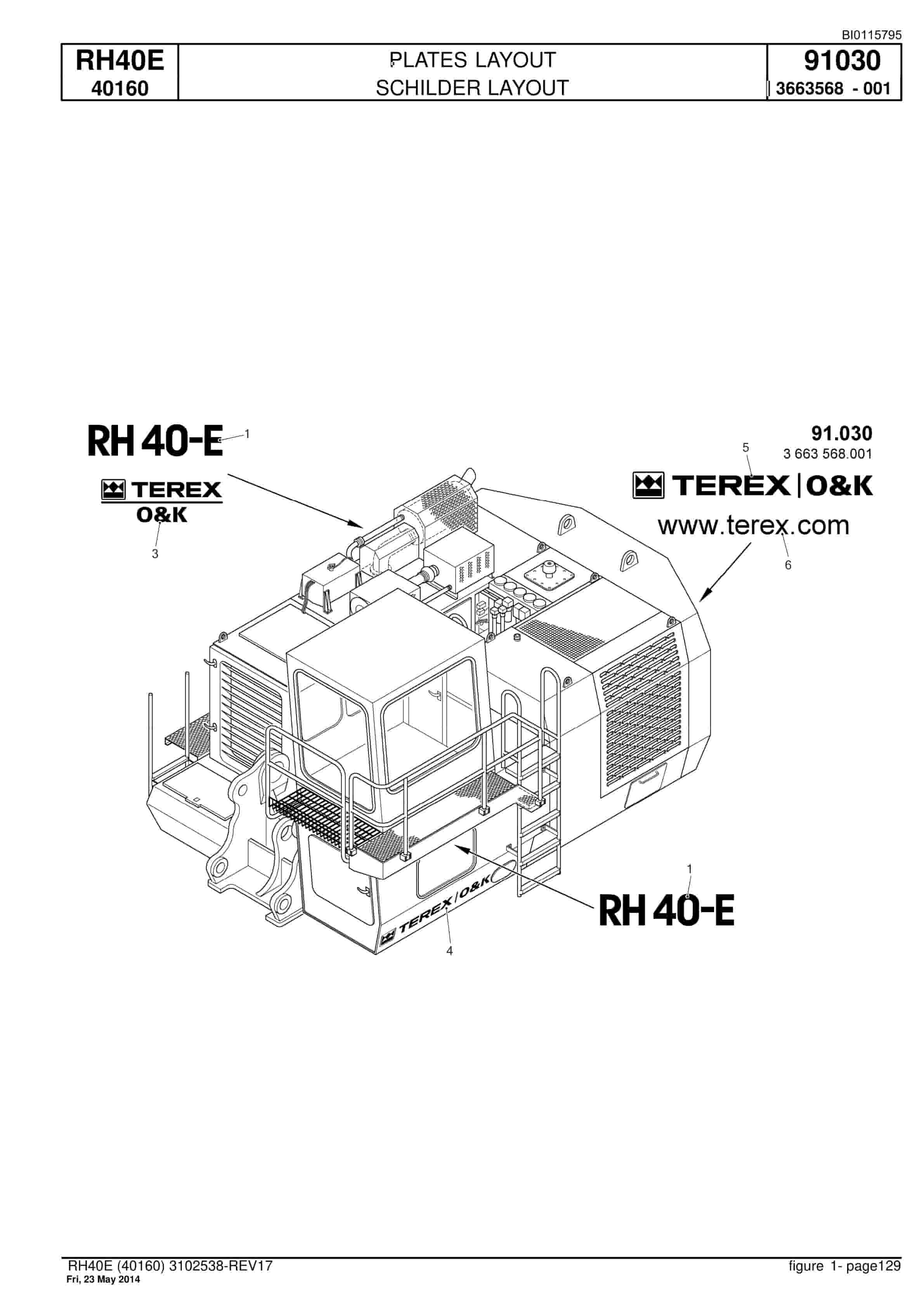 Caterpillar 6015 FS Hydraulic Shovel Spare Parts Manual BI015795-5