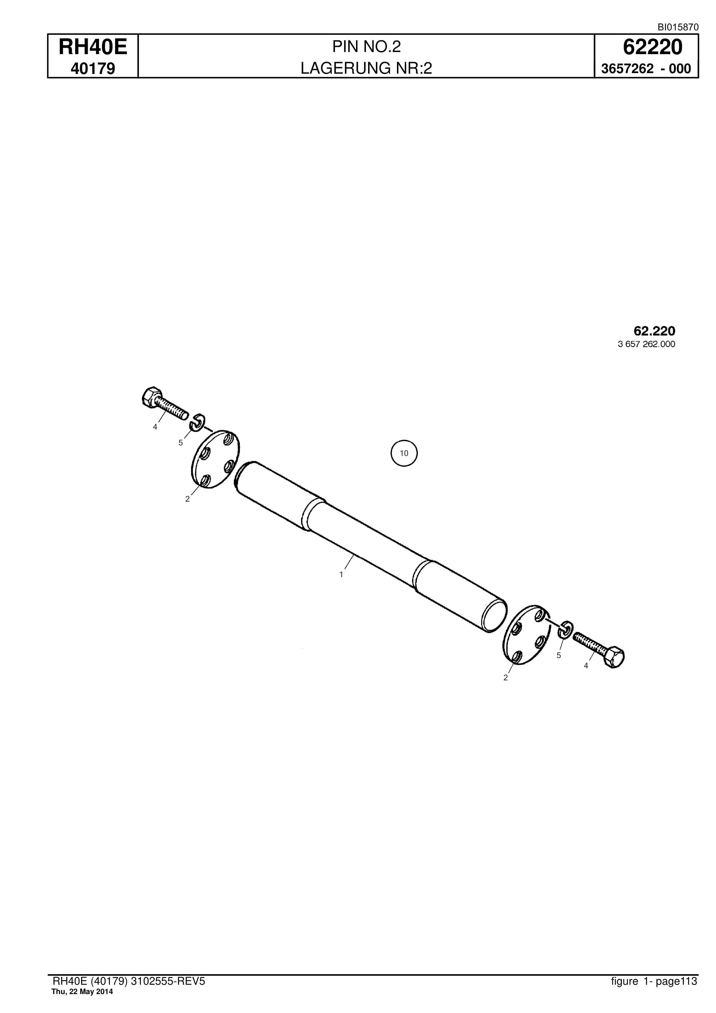 Caterpillar 6015 FS Hydraulic Shovel Spare Parts Manual BI015870-4