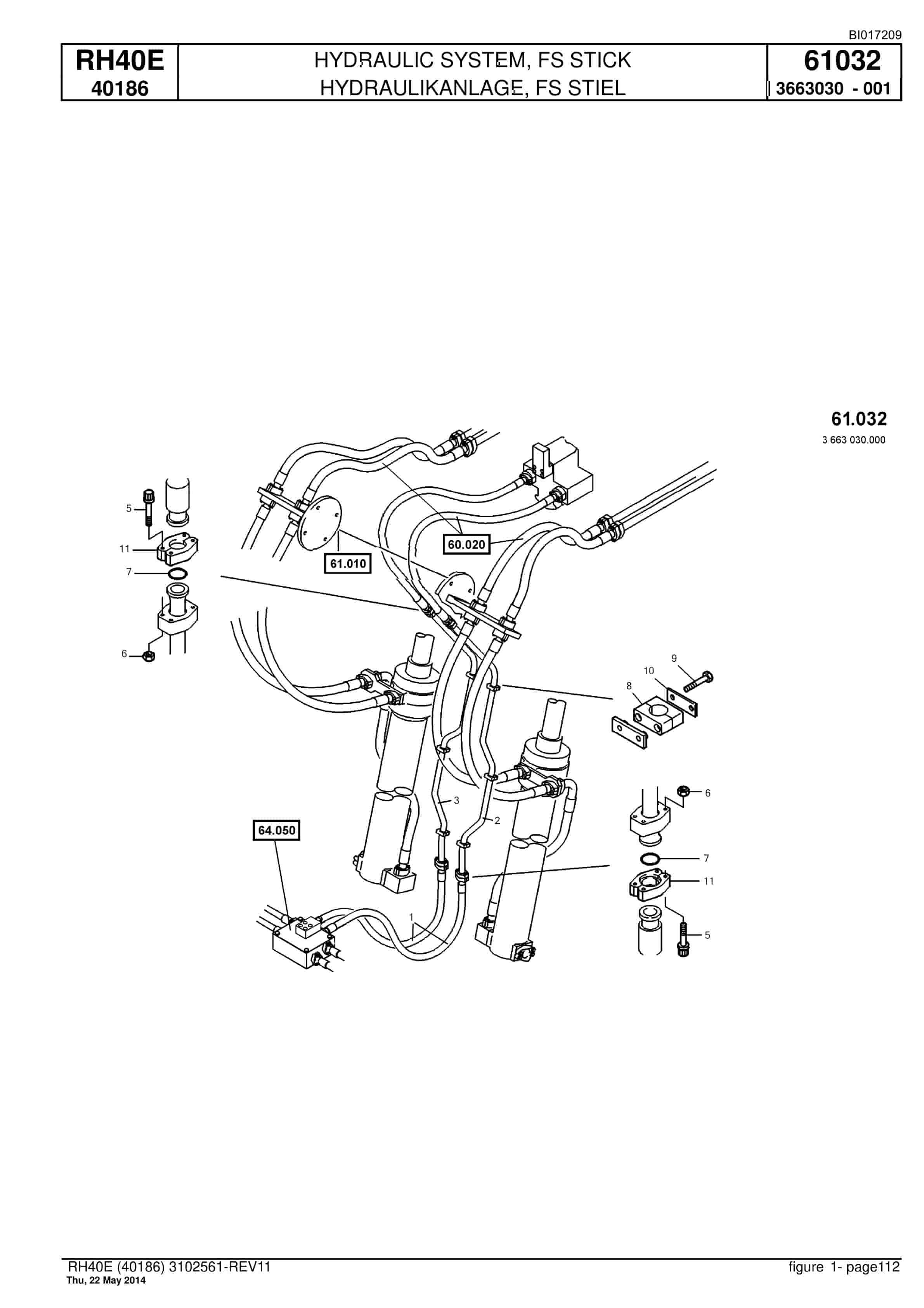 Caterpillar 6015 FS Hydraulic Shovel Spare Parts Manual BI017209-4