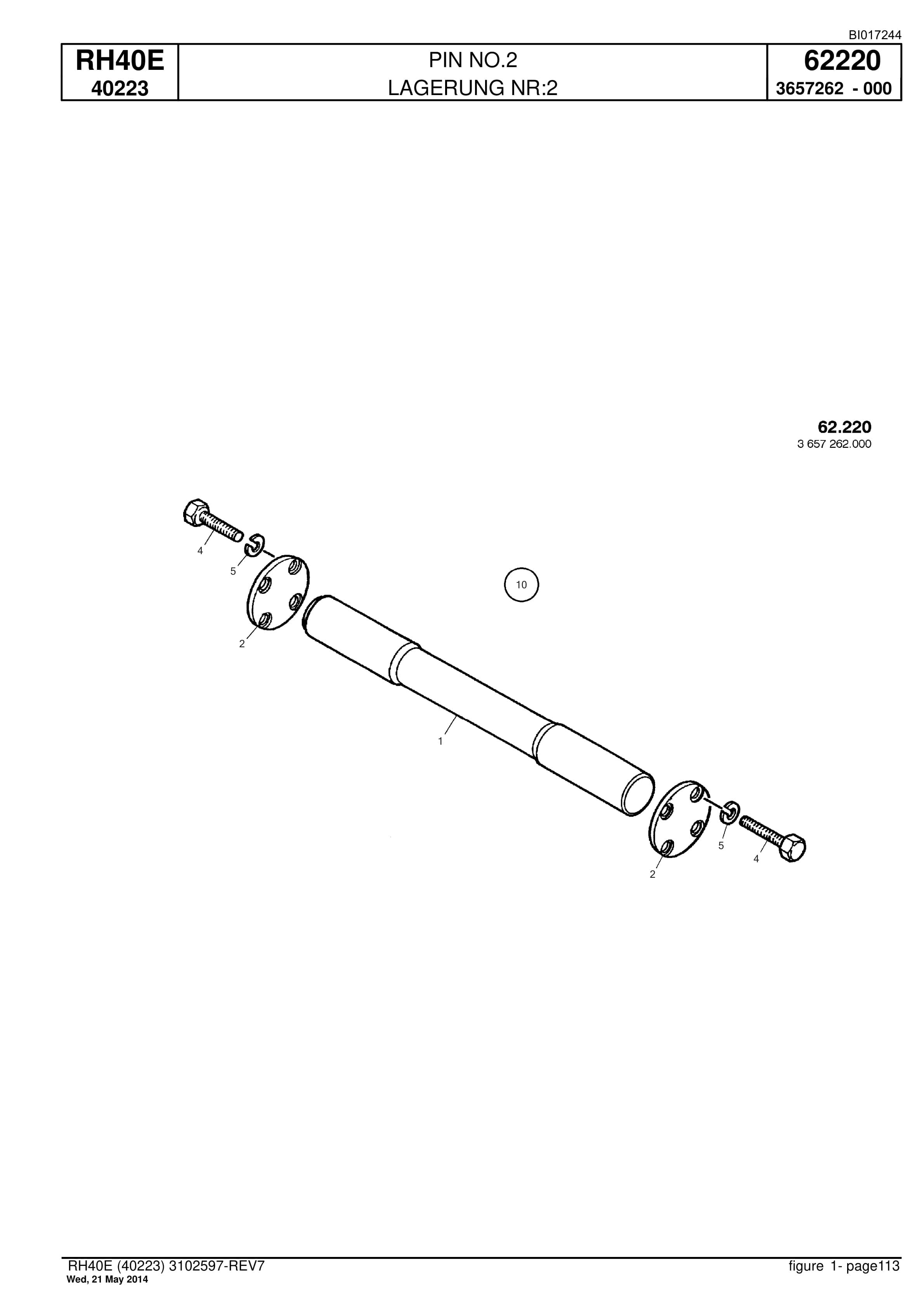 Caterpillar 6015 FS Hydraulic Shovel Spare Parts Manual BI017244-4