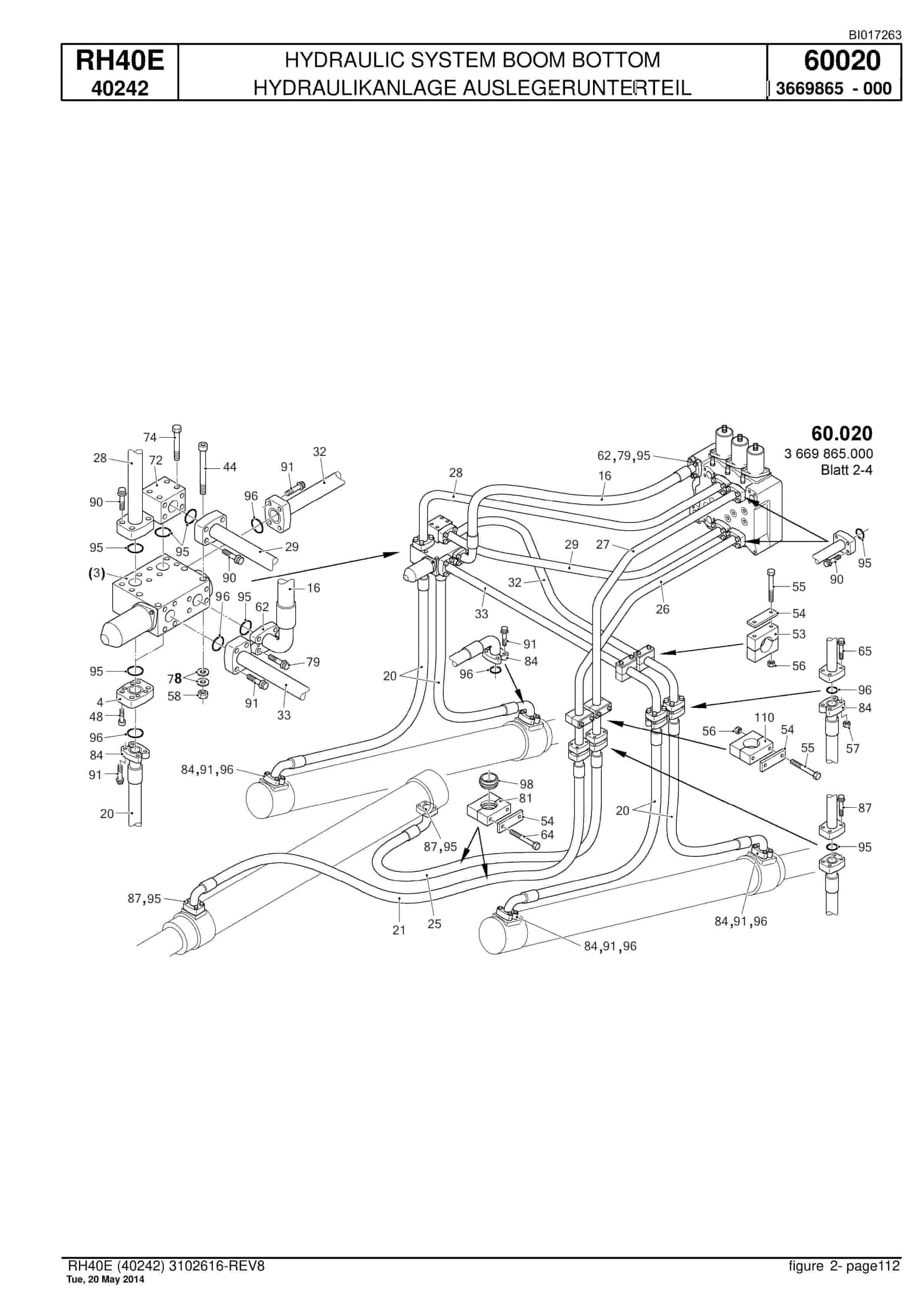 Caterpillar 6015 FS Hydraulic Shovel Spare Parts Manual BI017263-4