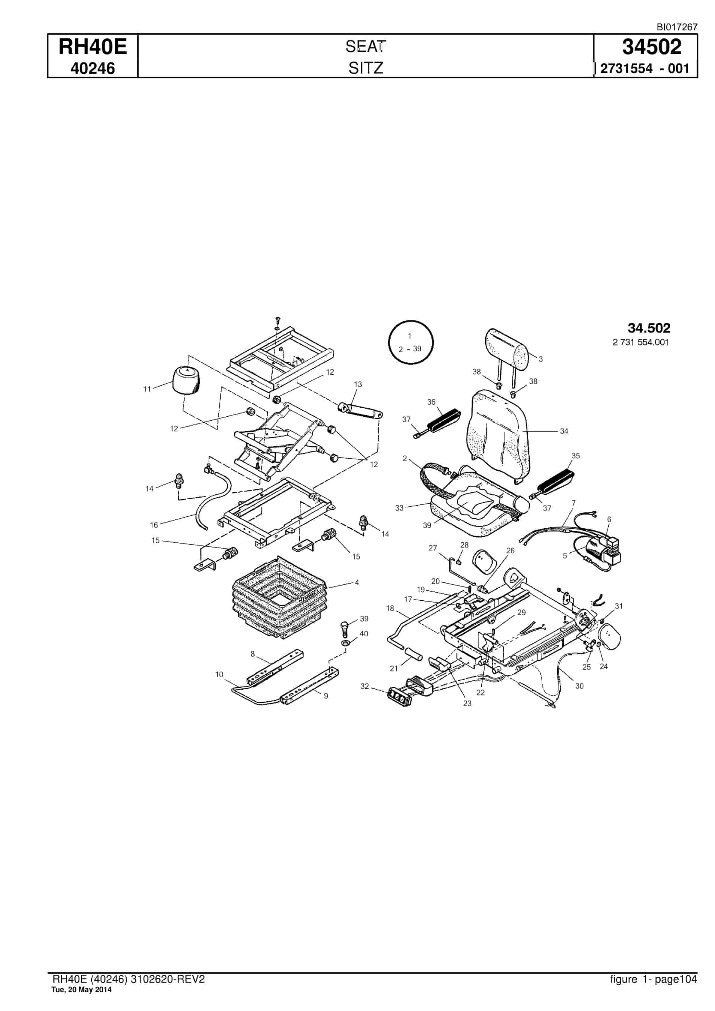 Caterpillar 6015 FS Hydraulic Shovel Spare Parts Manual BI017267-3