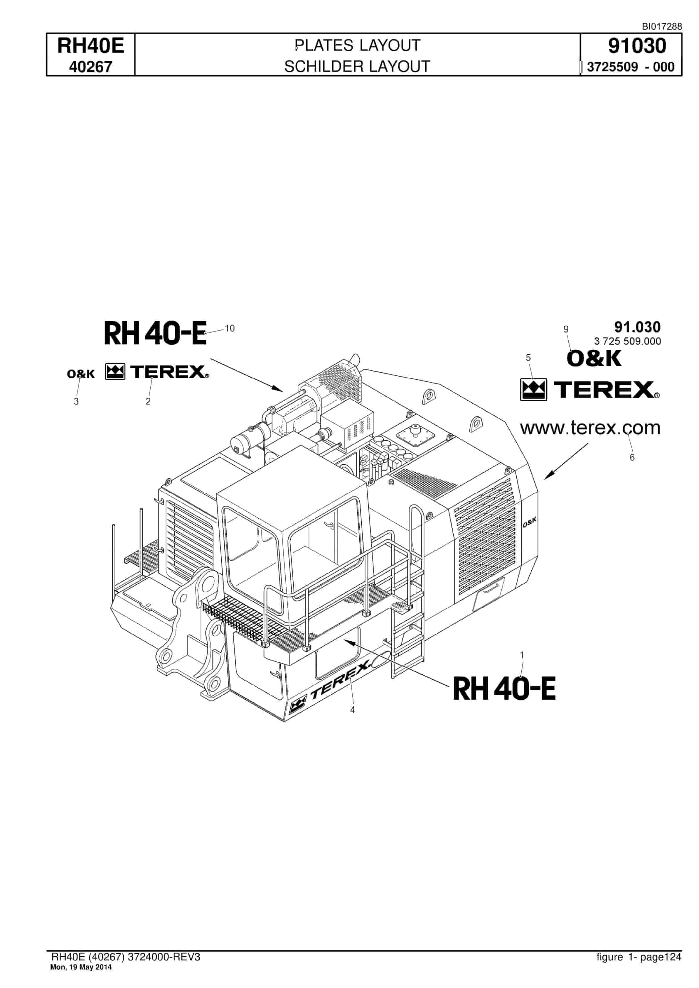 Caterpillar 6015 FS Hydraulic Shovel Spare Parts Manual BI017288-5