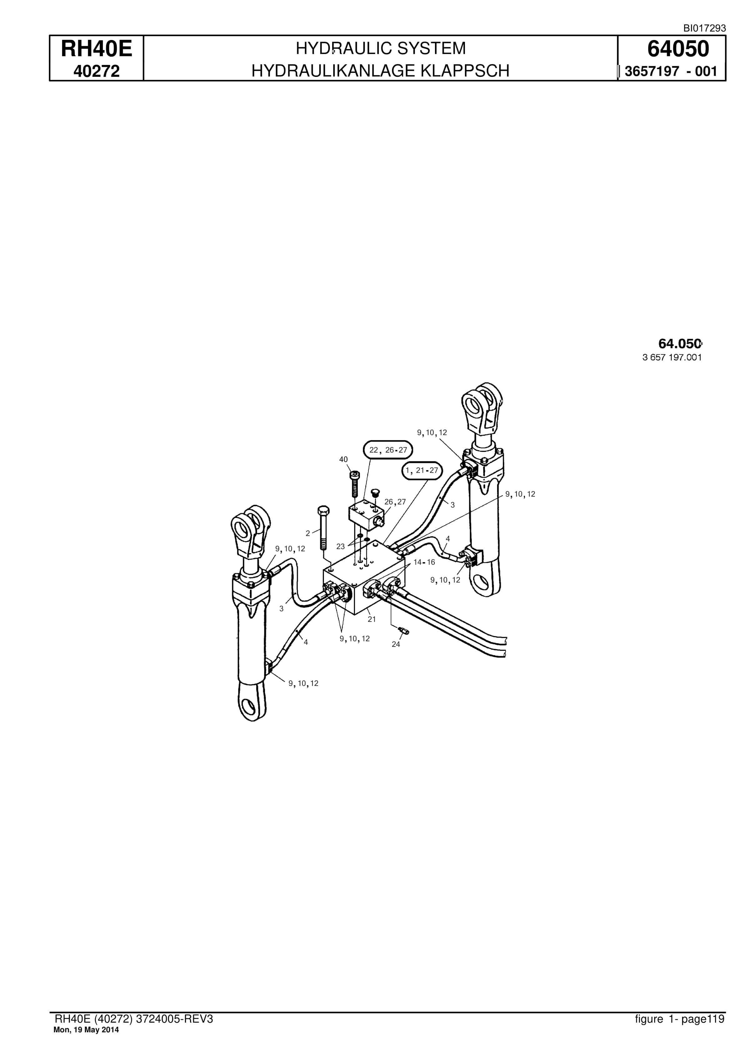 Caterpillar 6015 FS Hydraulic Shovel Spare Parts Manual BI017293-5