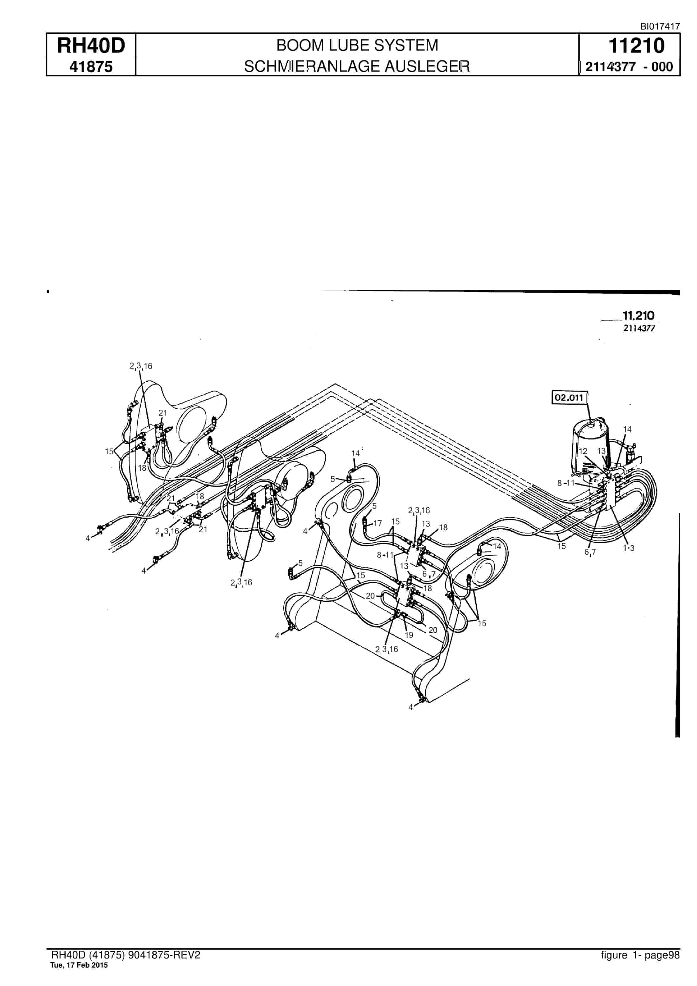 Caterpillar 6015 FS Hydraulic Shovel Spare Parts Manual BI017417-5