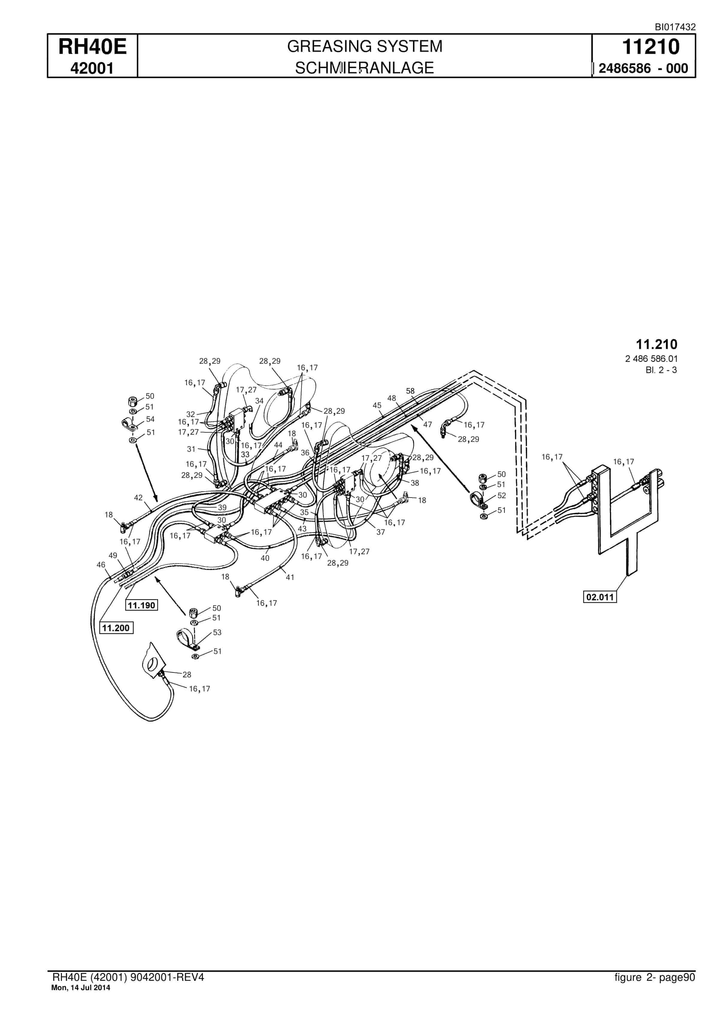Caterpillar 6015 FS Hydraulic Shovel Spare Parts Manual BI017432-4