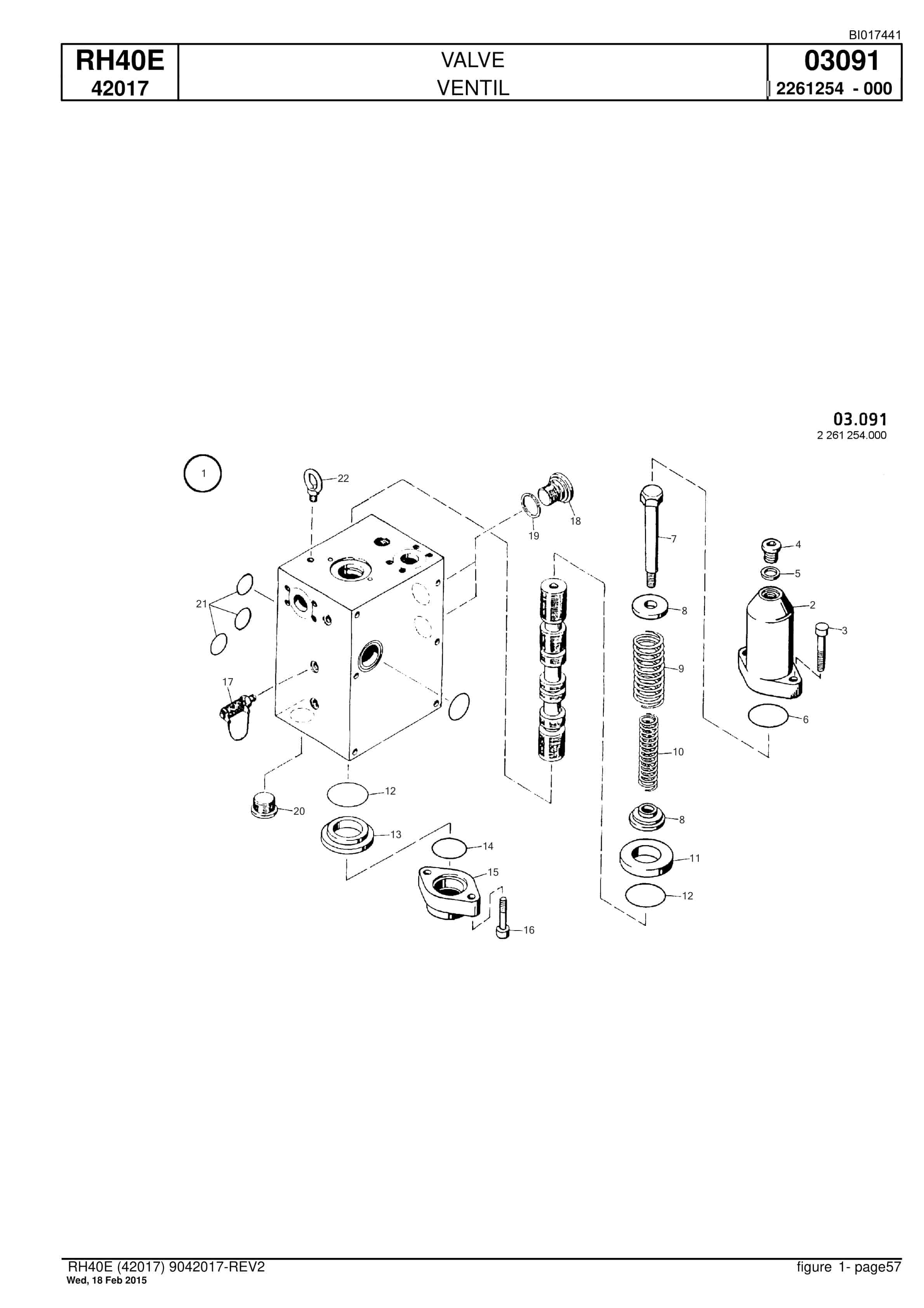 Caterpillar 6015 FS Hydraulic Shovel Spare Parts Manual BI017441-2