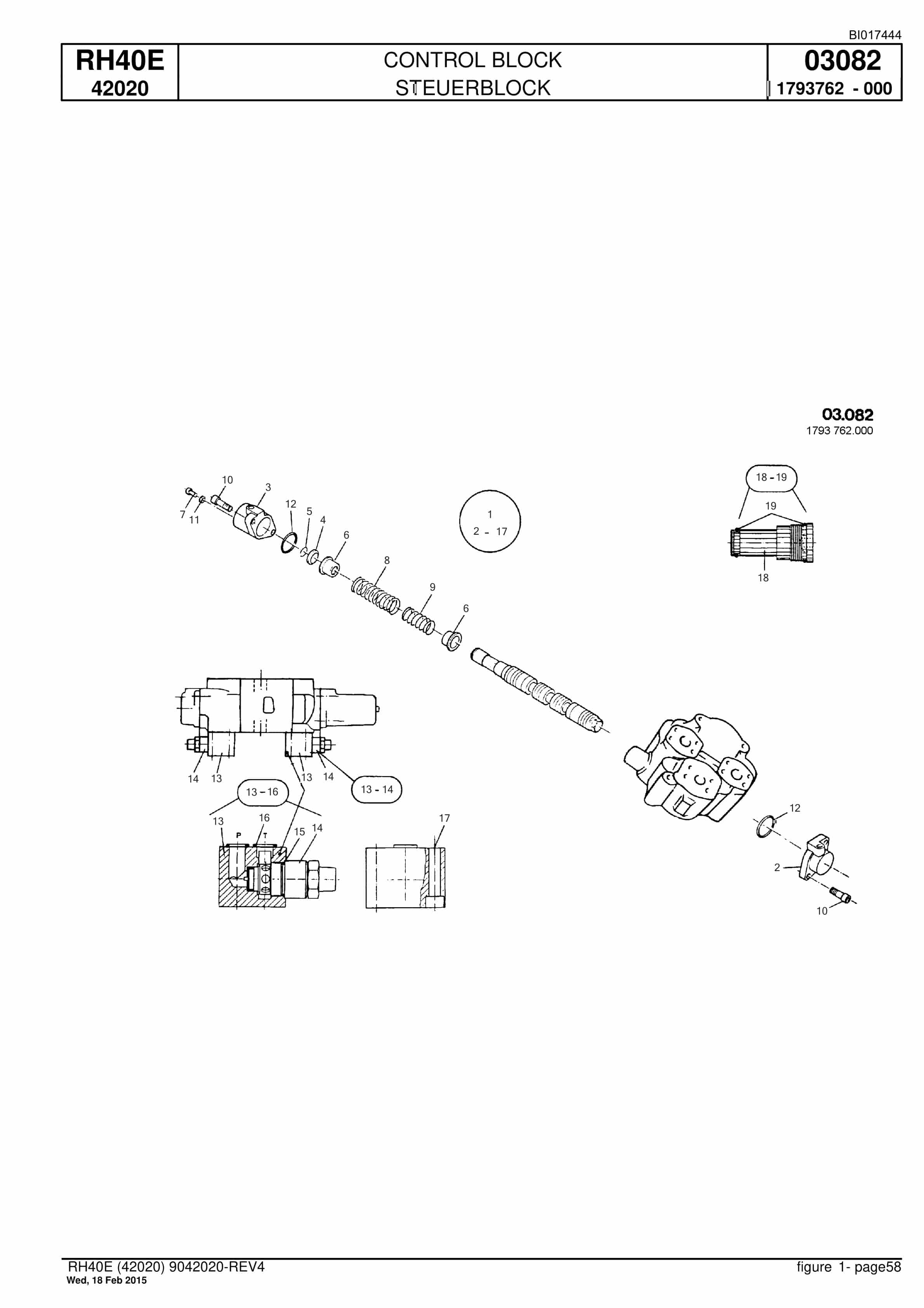Caterpillar 6015 FS Hydraulic Shovel Spare Parts Manual BI017444-2