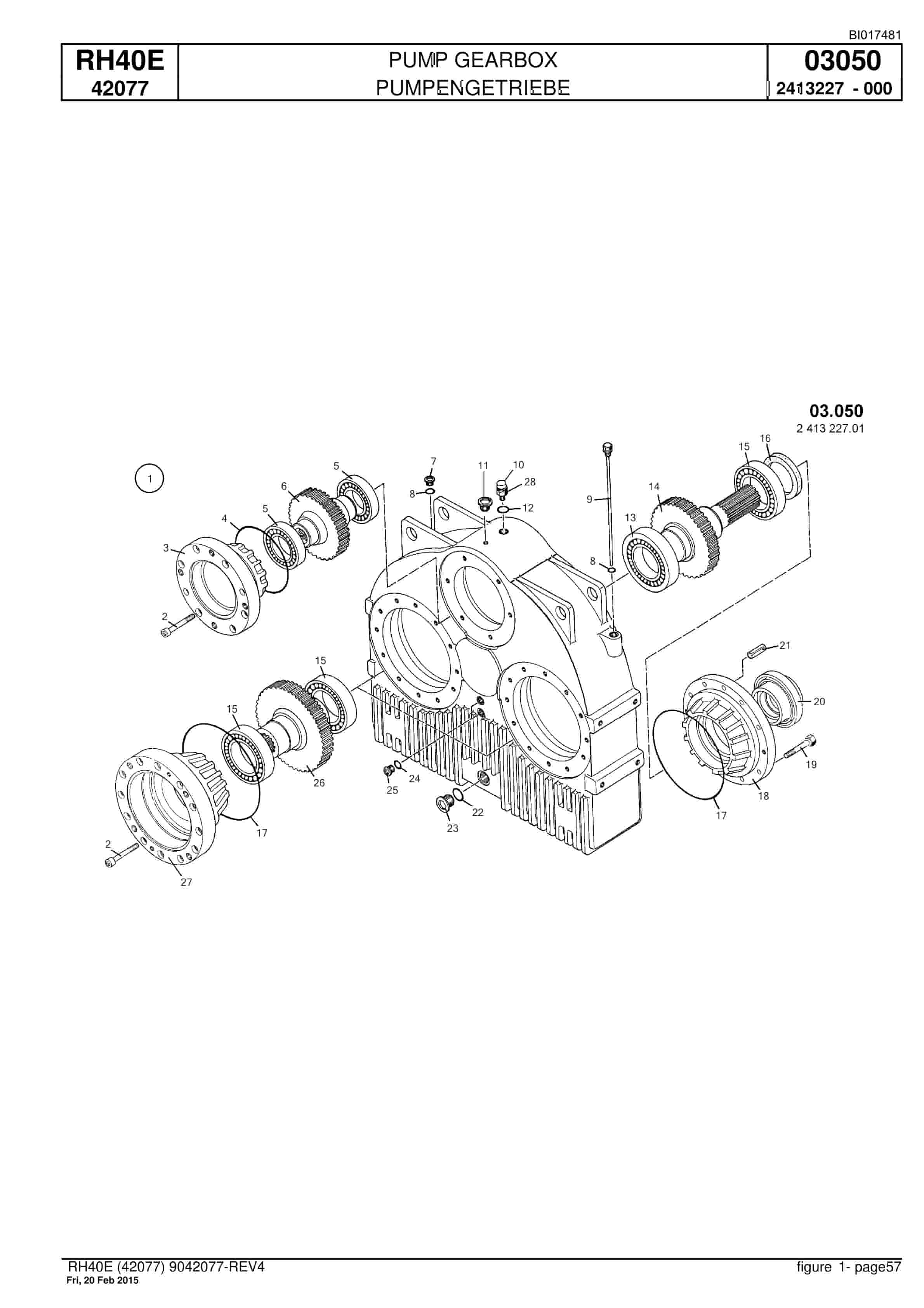 Caterpillar 6015 FS Hydraulic Shovel Spare Parts Manual BI017481-2
