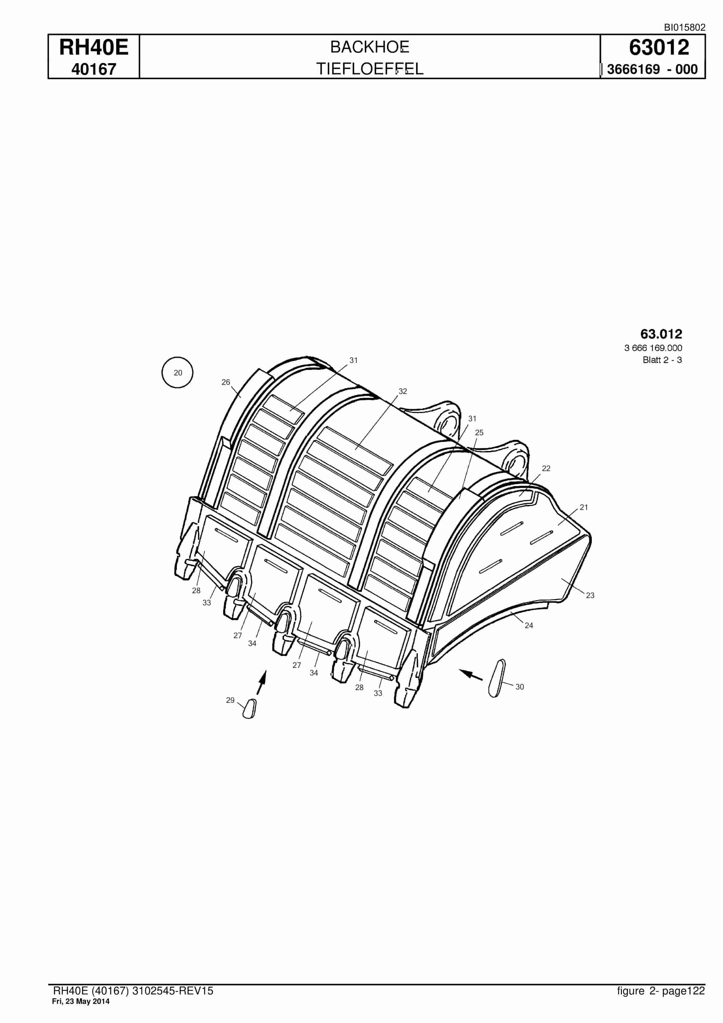 Caterpillar 6015 Hydraulic Shovel Spare Parts Manual BI015802-5