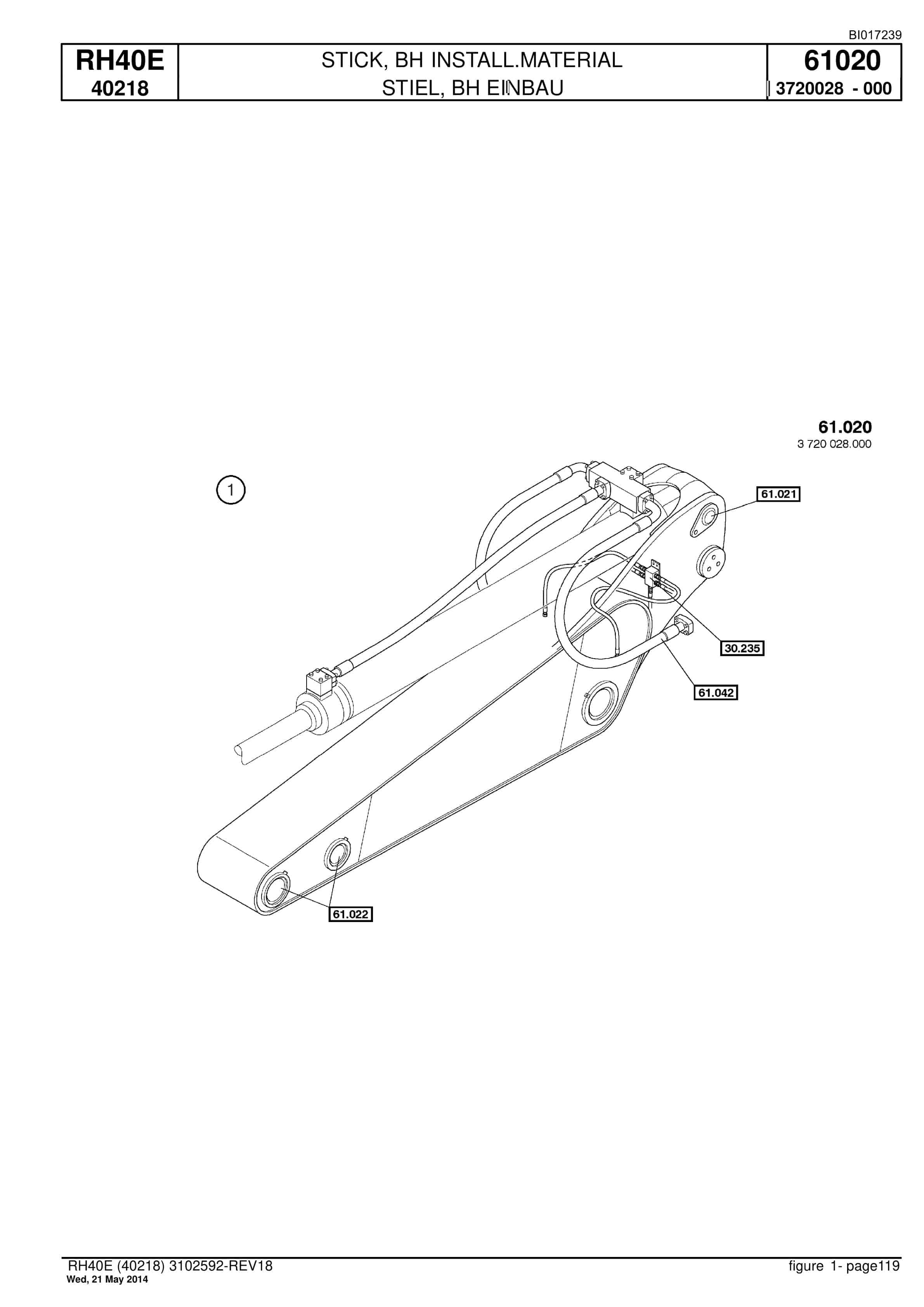 Caterpillar 6015 Hydraulic Shovel Spare Parts Manual BI017239-4