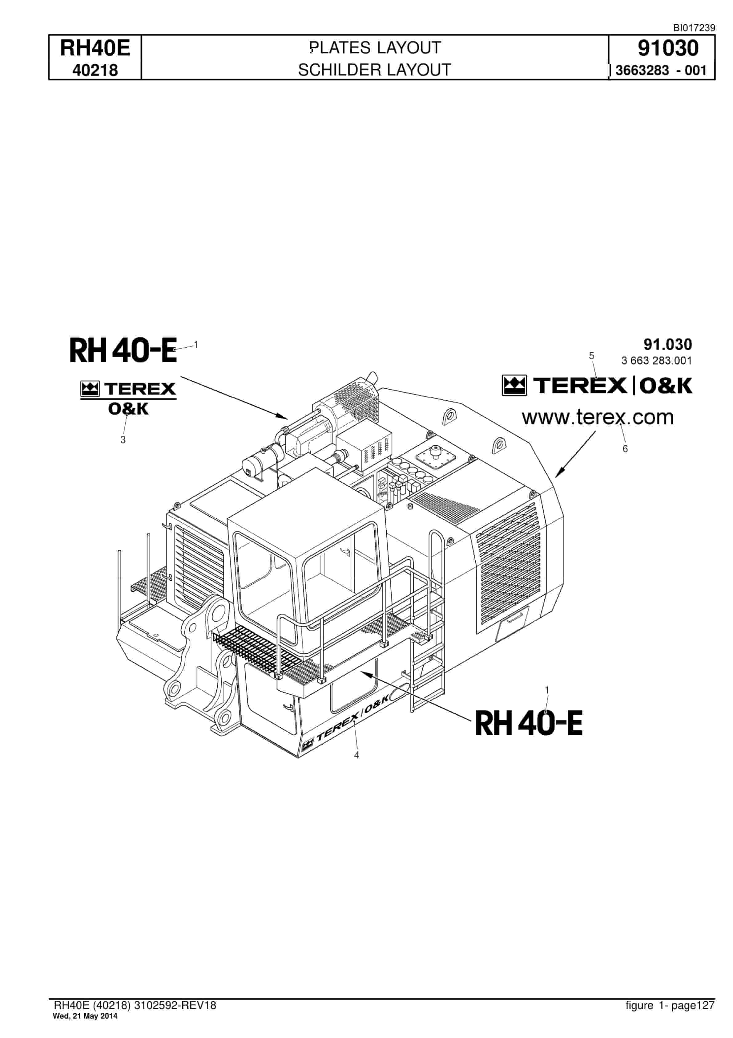 Caterpillar 6015 Hydraulic Shovel Spare Parts Manual BI017239-5