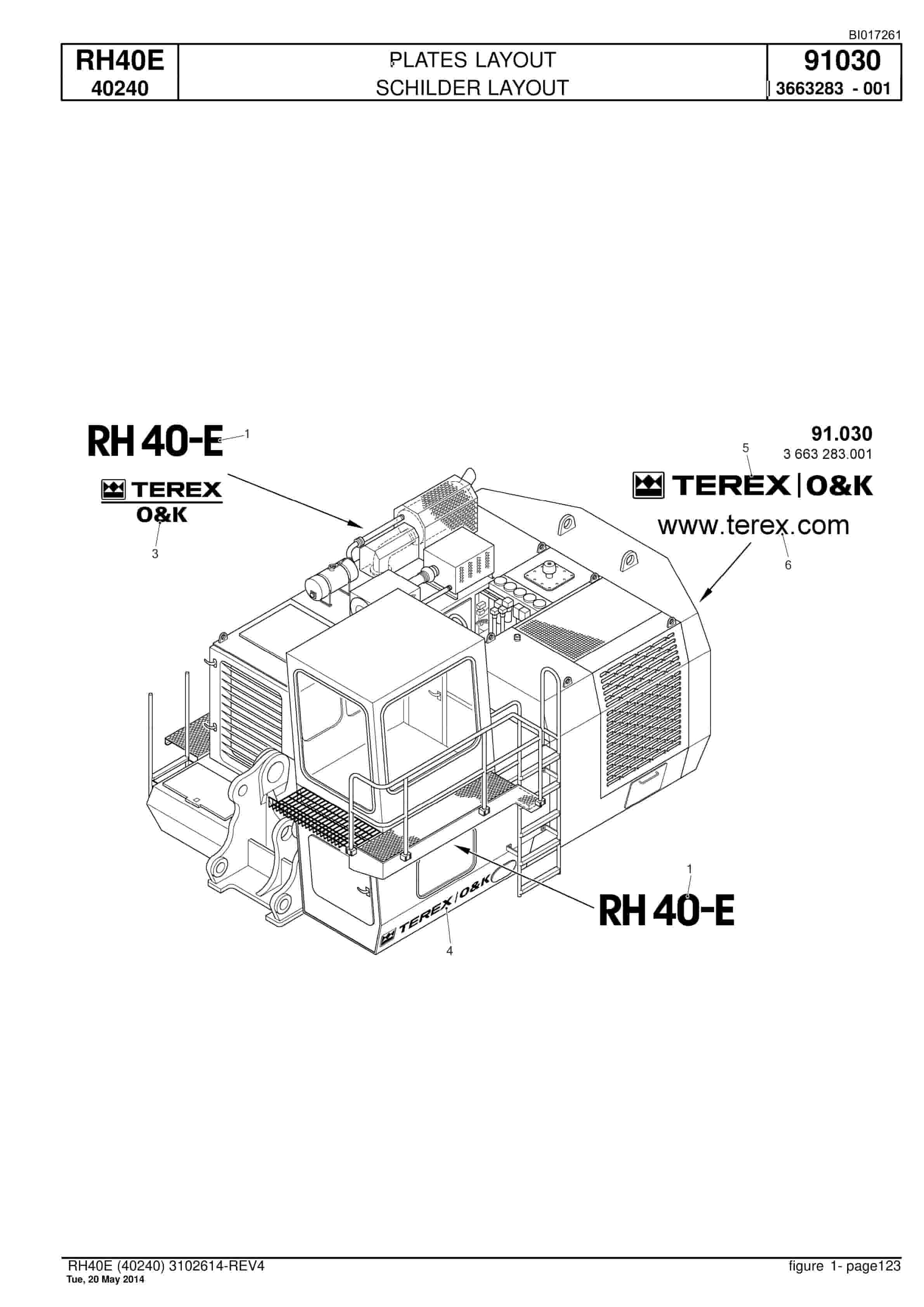 Caterpillar 6015 Hydraulic Shovel Spare Parts Manual BI017261-5