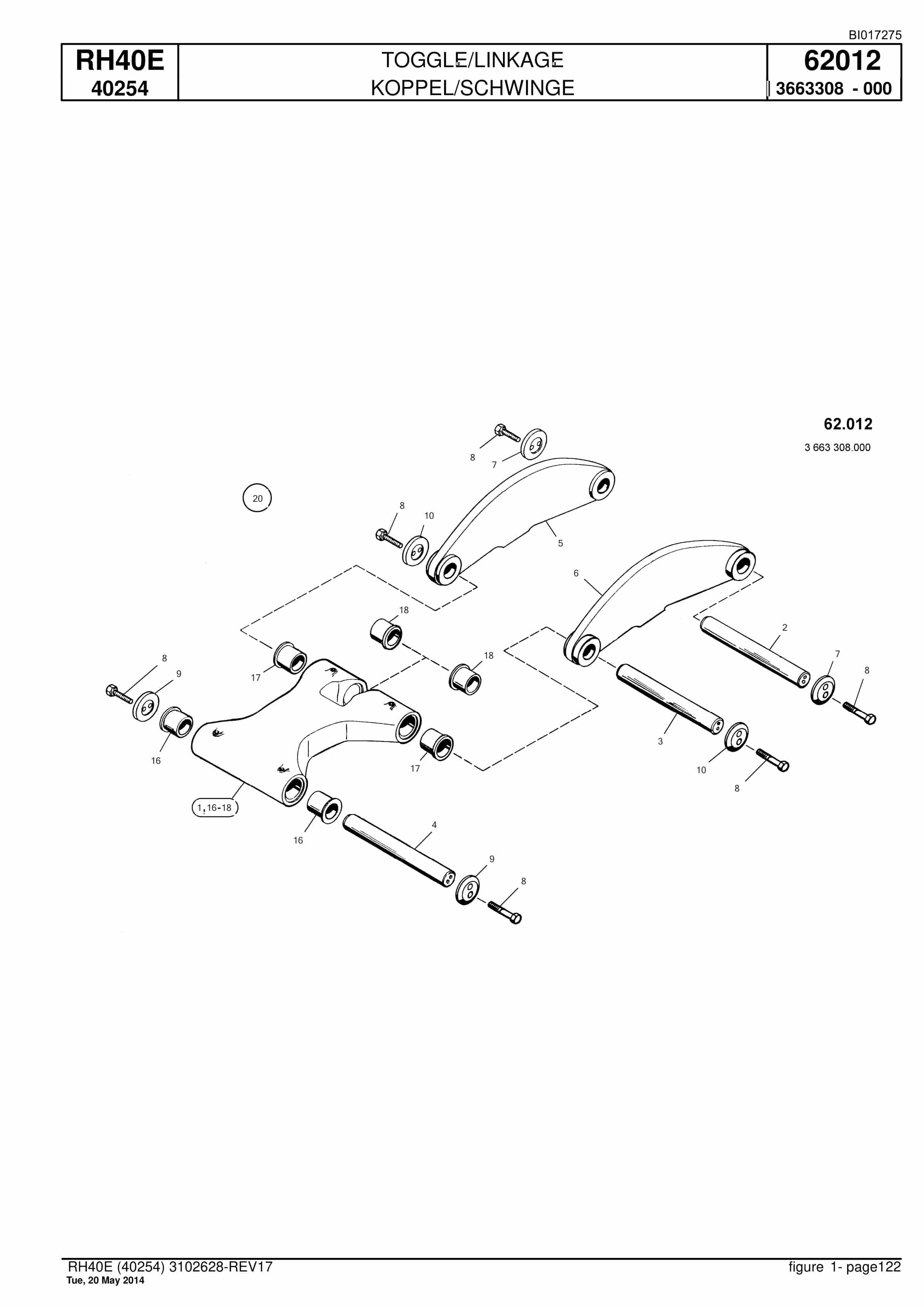 Caterpillar 6015 Hydraulic Shovel Spare Parts Manual BI017275-5