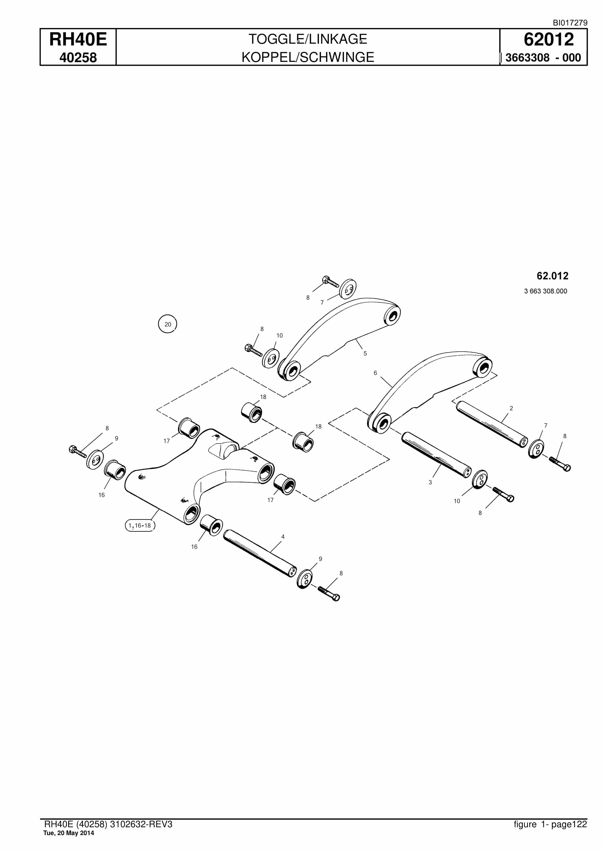 Caterpillar 6015 Hydraulic Shovel Spare Parts Manual BI017279-5