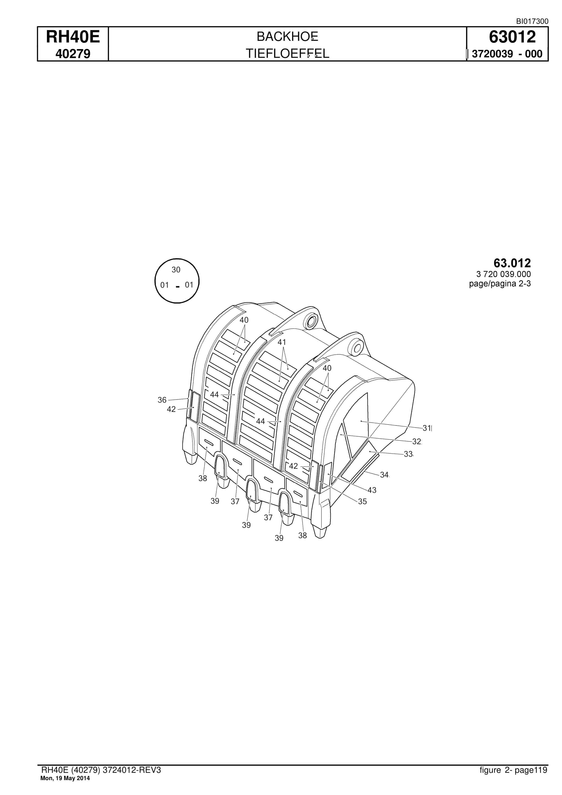Caterpillar 6015 Hydraulic Shovel Spare Parts Manual BI017300-5