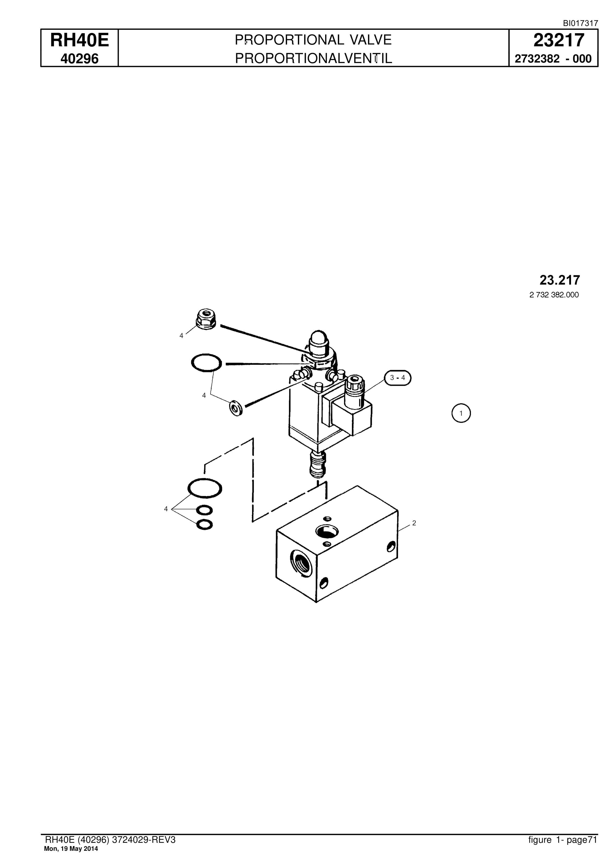 Caterpillar 6015 Hydraulic Shovel Spare Parts Manual BI017317-2