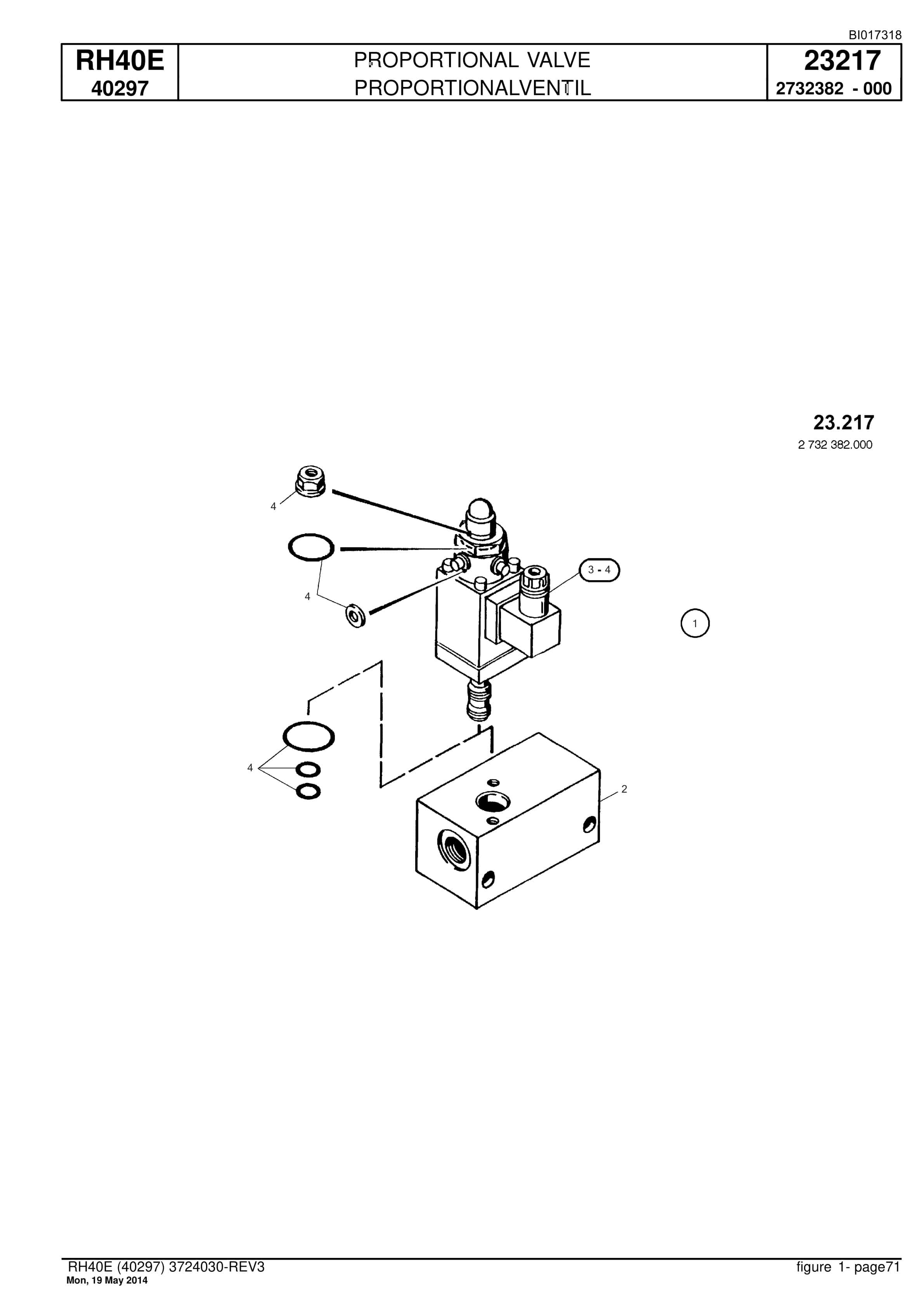 Caterpillar 6015 Hydraulic Shovel Spare Parts Manual BI017318-2