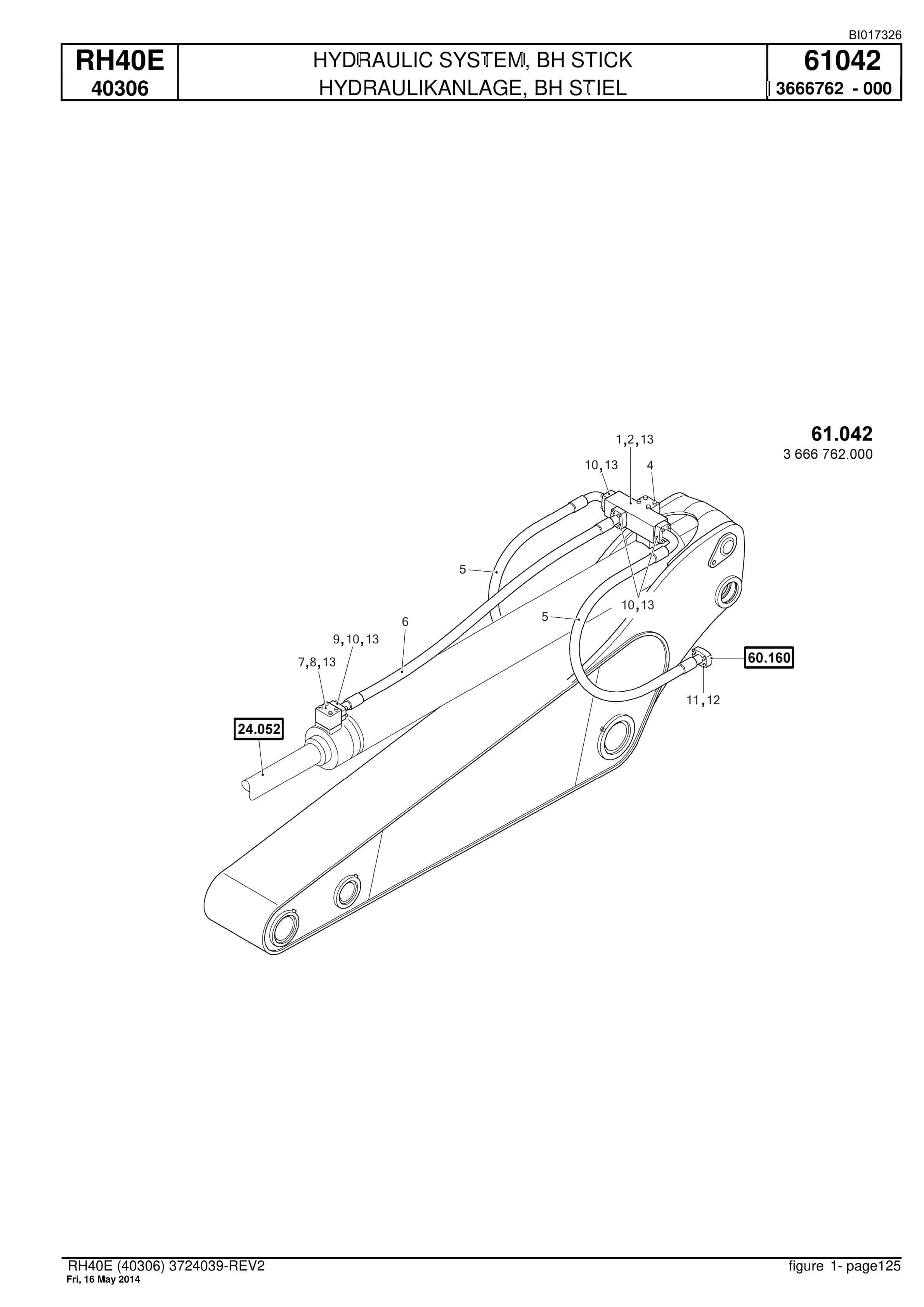 Caterpillar 6015 Hydraulic Shovel Spare Parts Manual BI017326-5