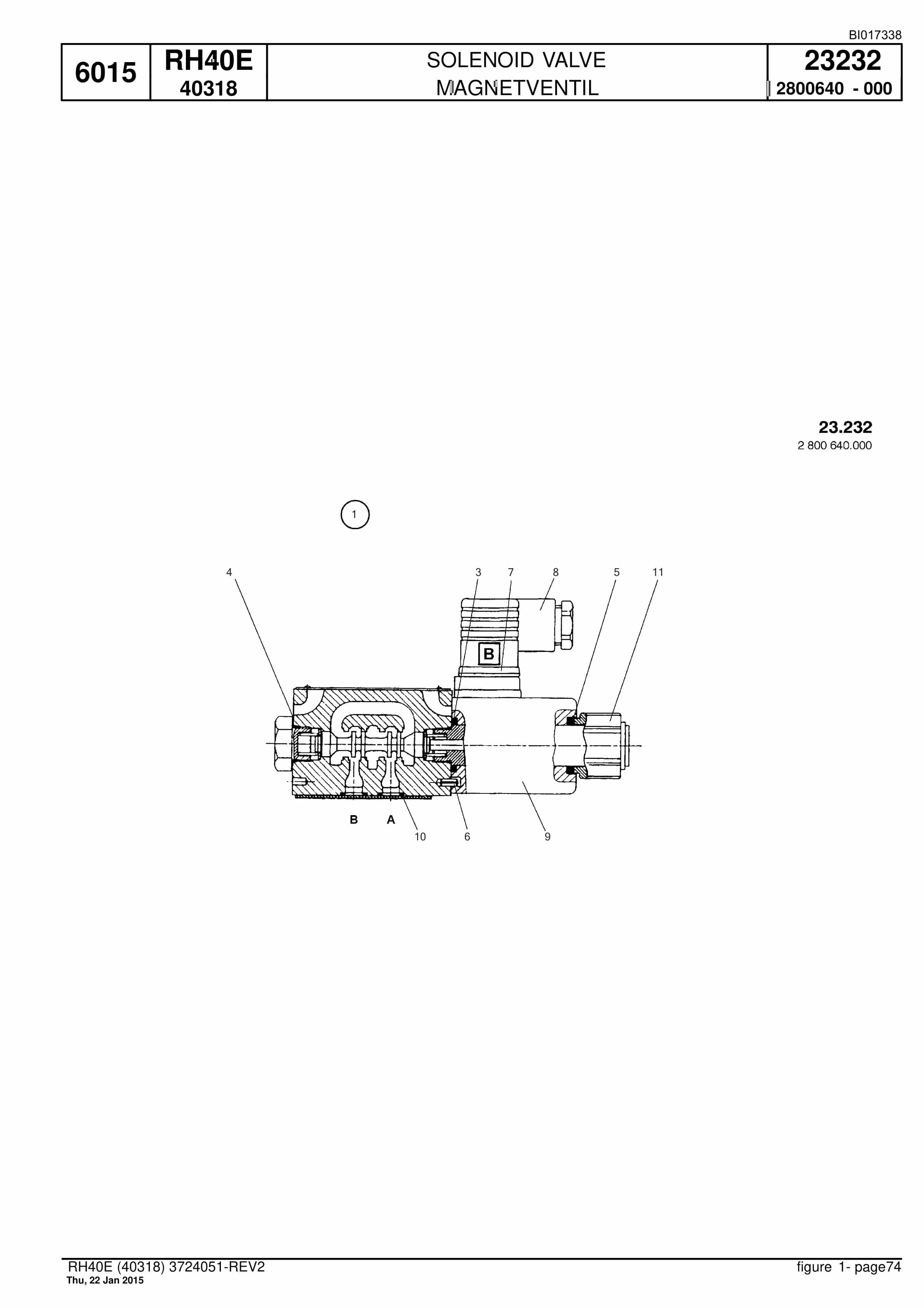 Caterpillar 6015 Hydraulic Shovel Spare Parts Manual BI017338-2