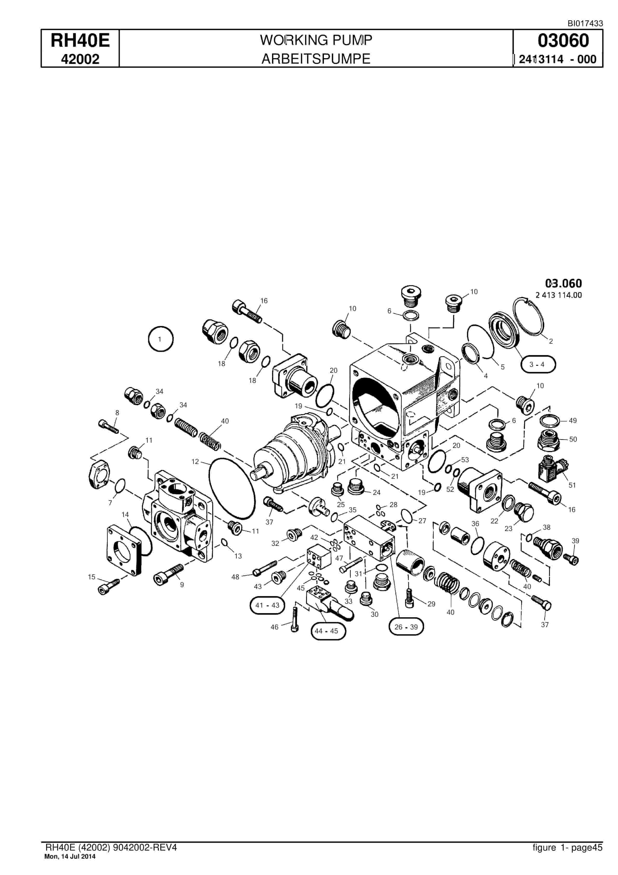 Caterpillar 6015 Hydraulic Shovel Spare Parts Manual BI017433-2
