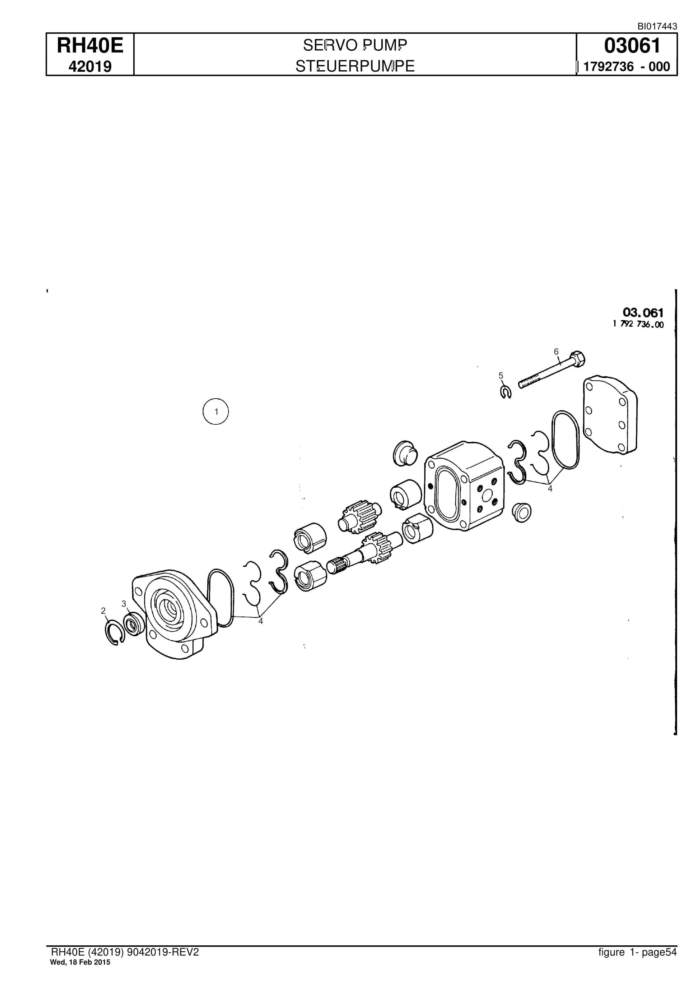 Caterpillar 6015 Hydraulic Shovel Spare Parts Manual BI017443-2