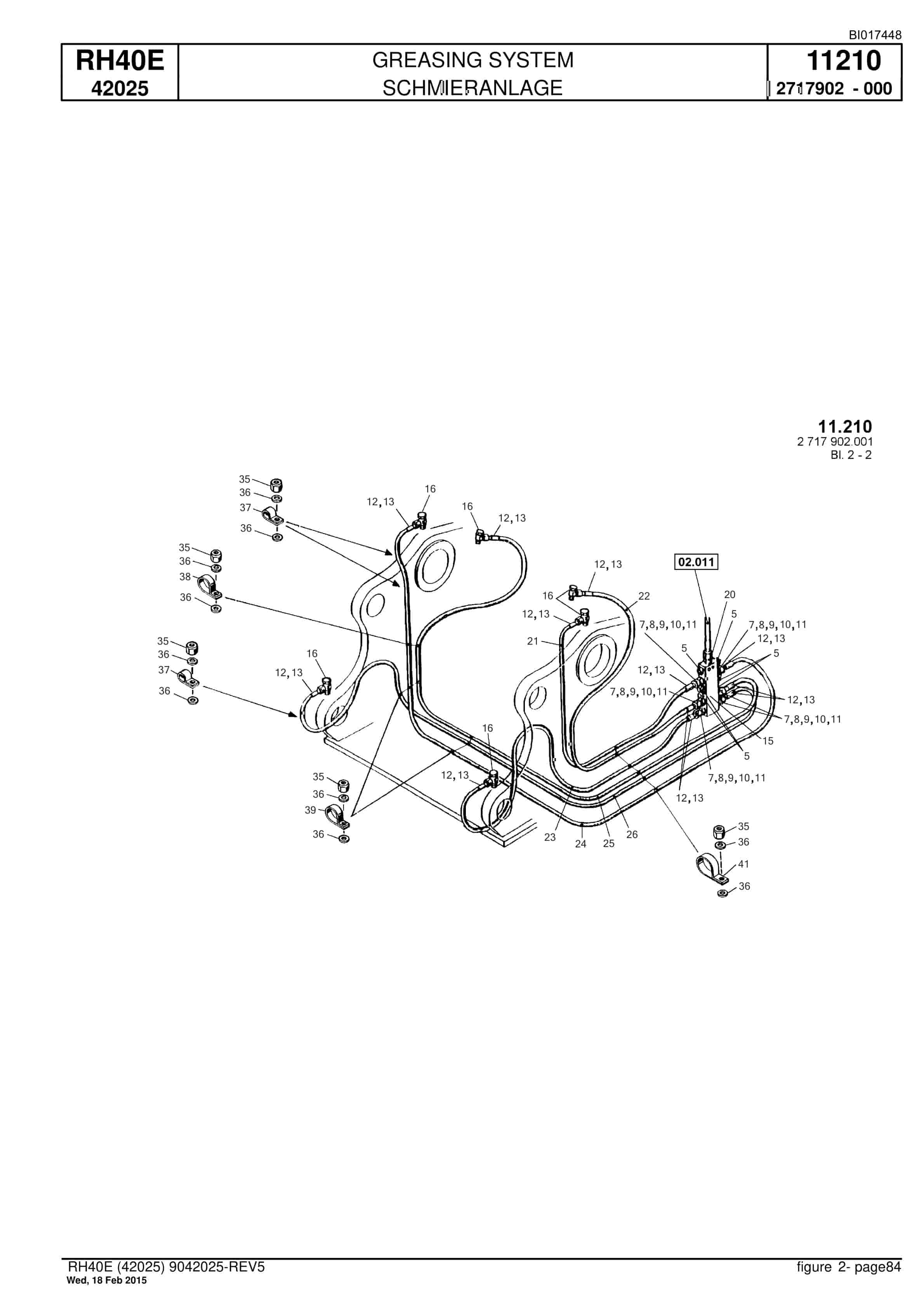 Caterpillar 6015 Hydraulic Shovel Spare Parts Manual BI017448-4